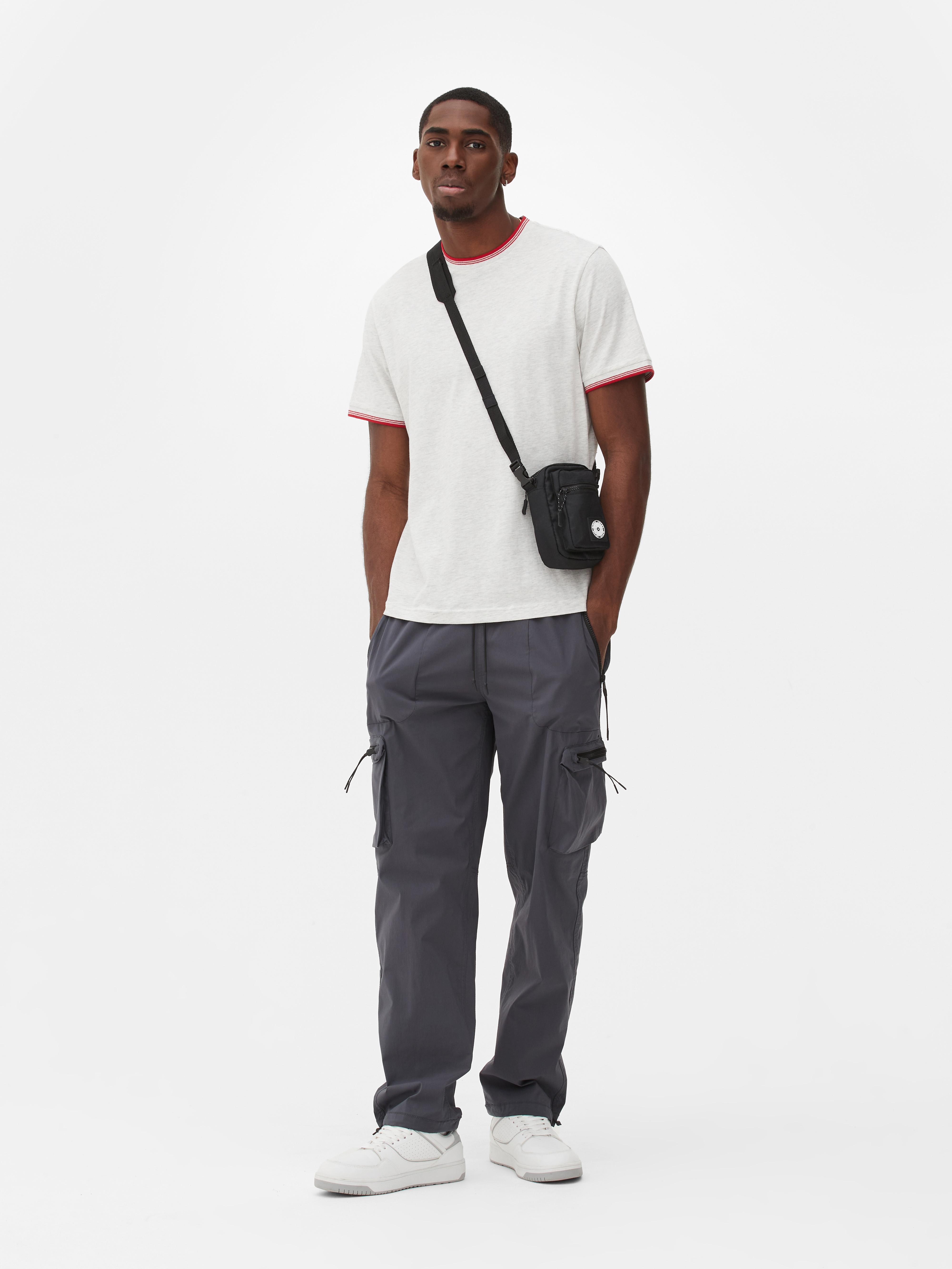 Relaxed Fit Stretch Tech Cargo Trousers