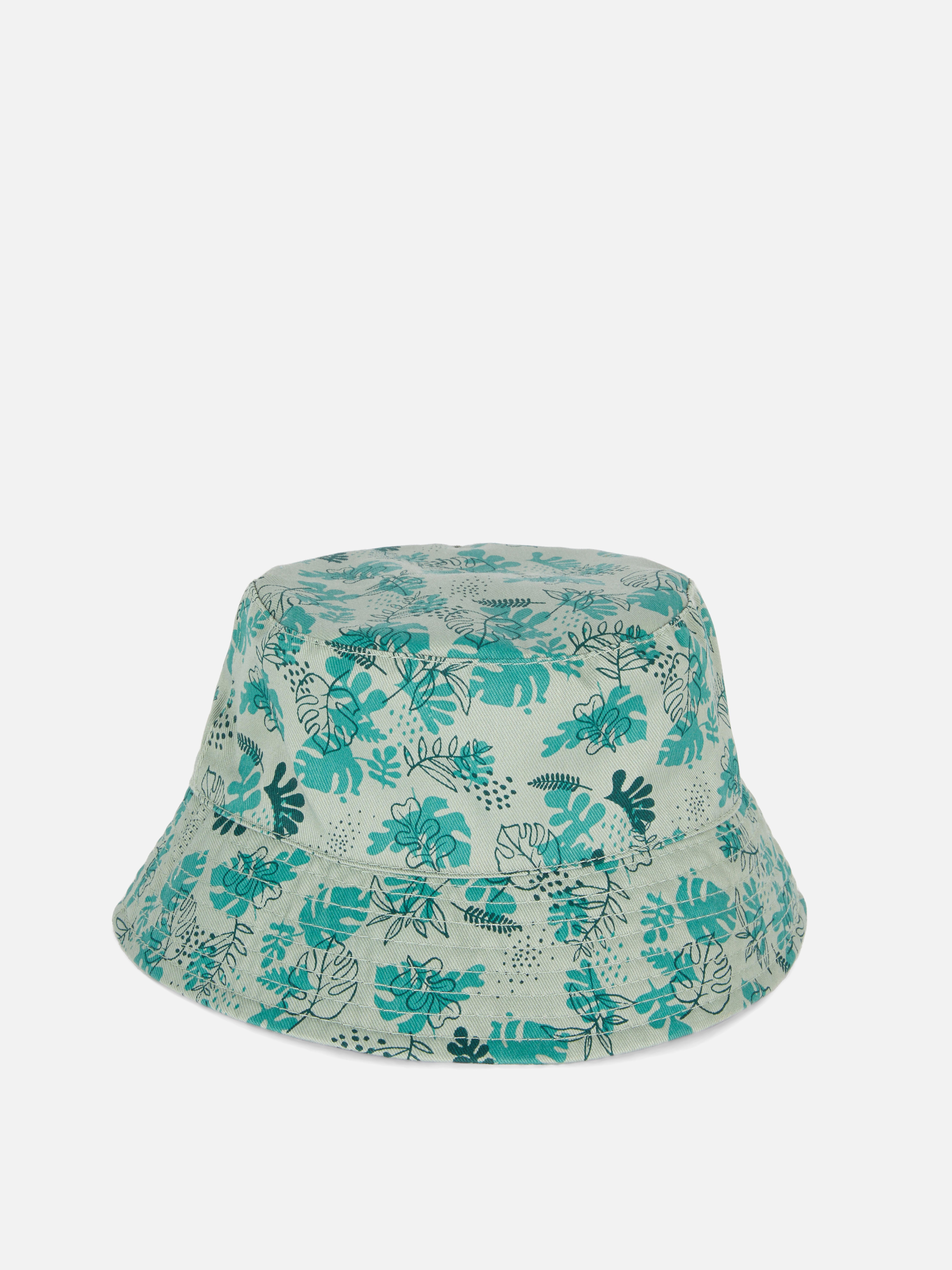 Pălărie cloș cu imprimeu frunze