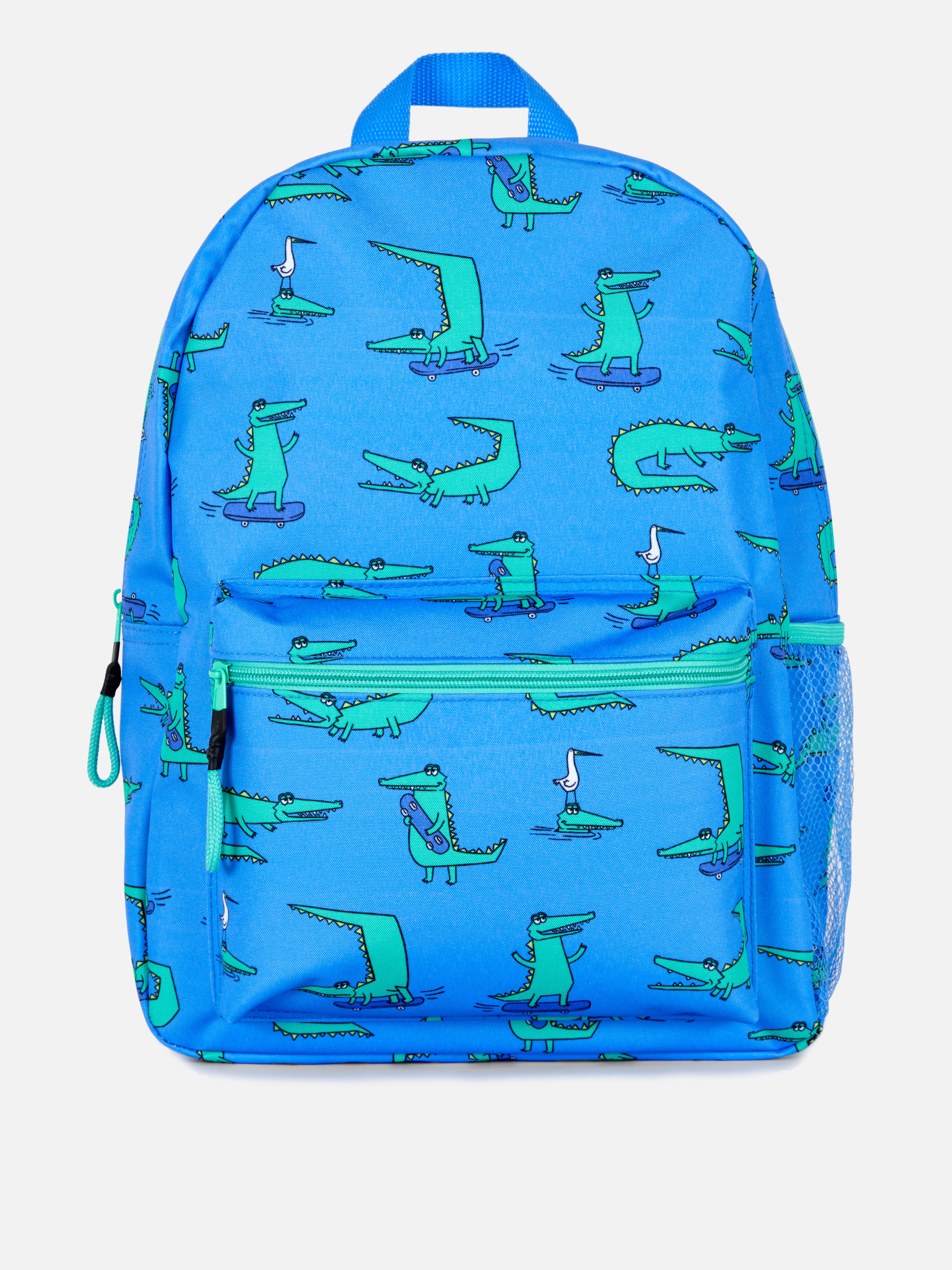 Crocodile Print Backpack