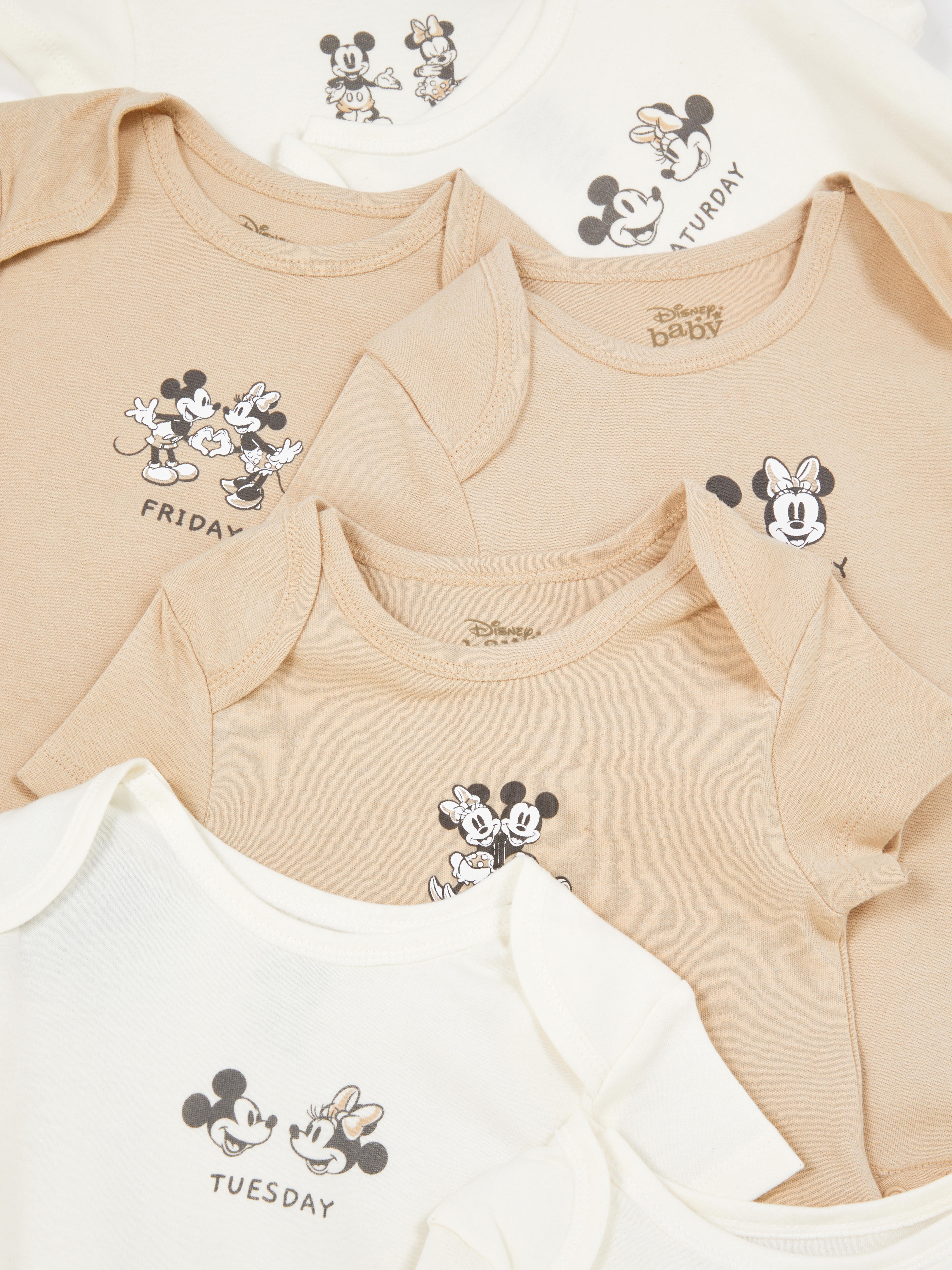 7pk Disney’s Mickey and Minnie Mouse Bodysuits