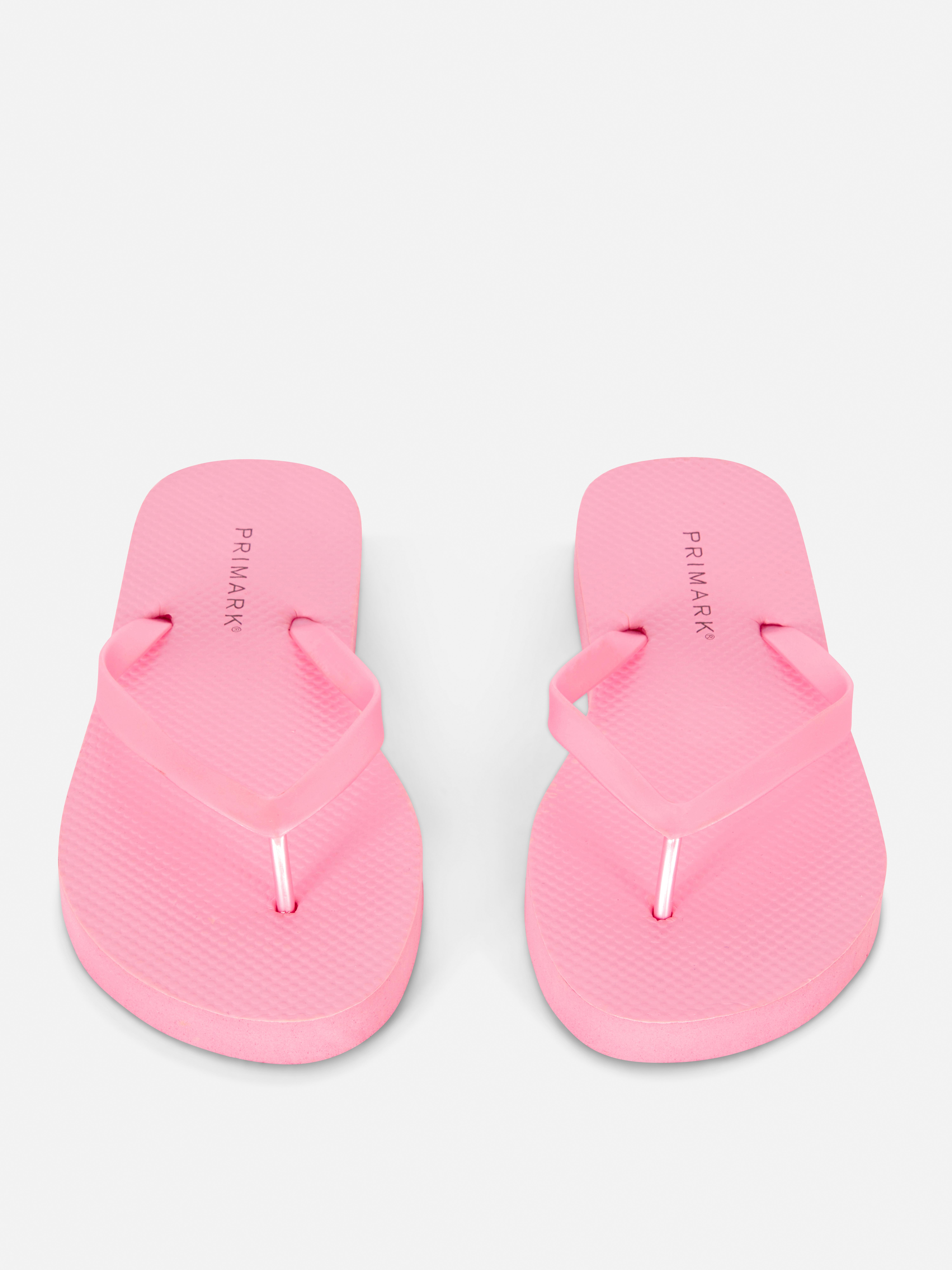 Women's Light Pink Essential Flat Flip Flops | Primark