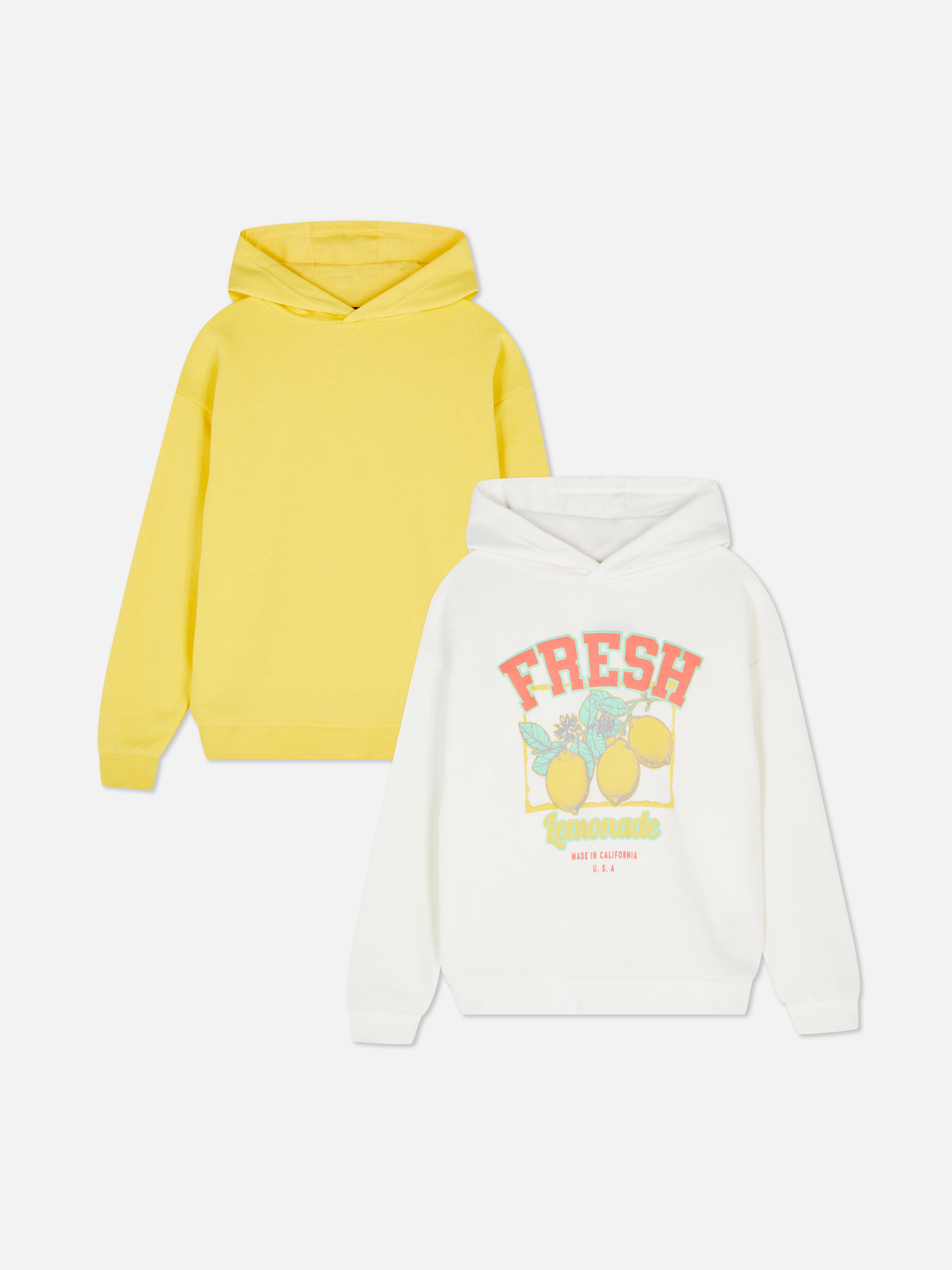 2pk Mixed Pullover Hoodies