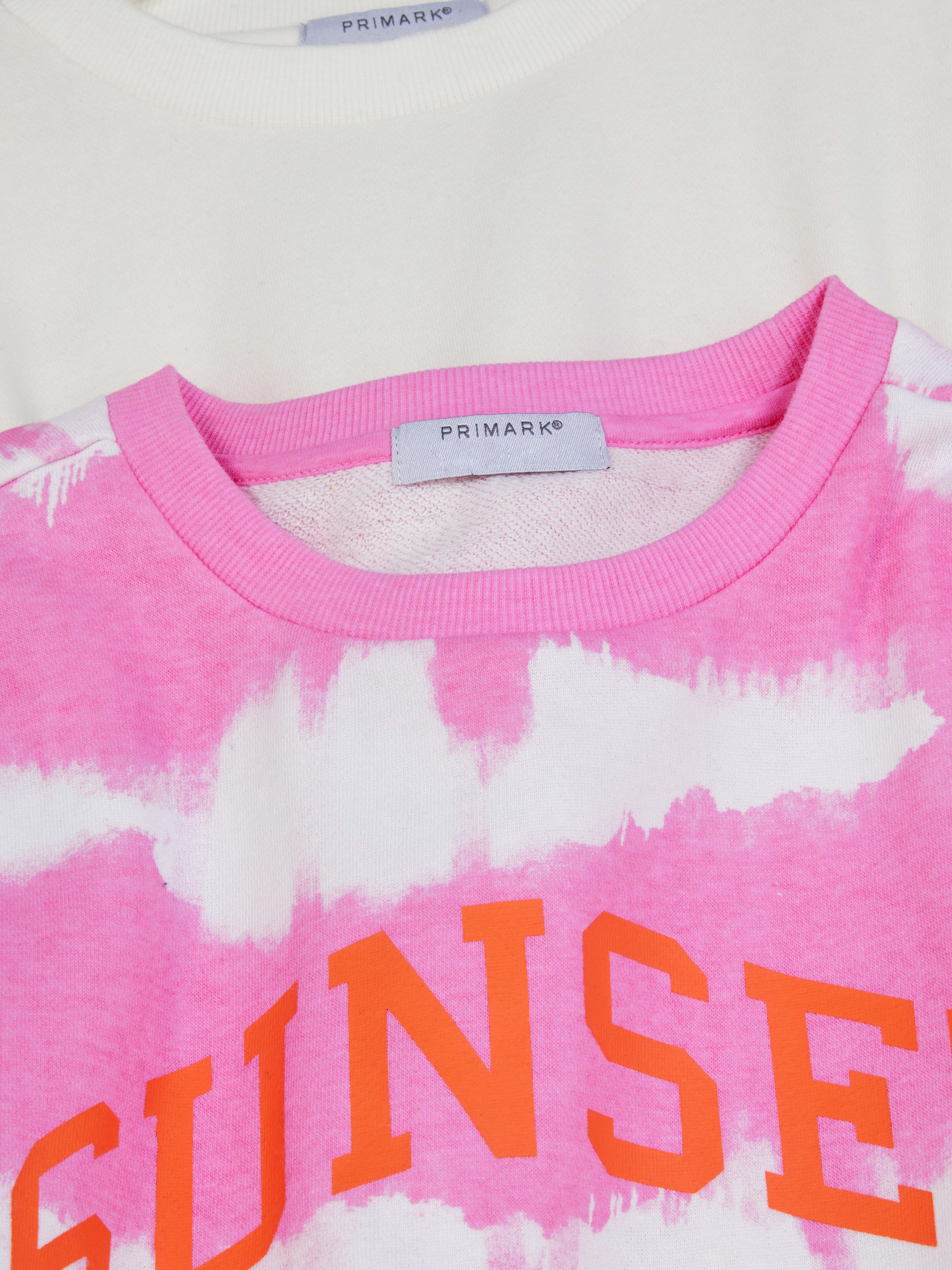 2pk Crew Neck Sweatshirts