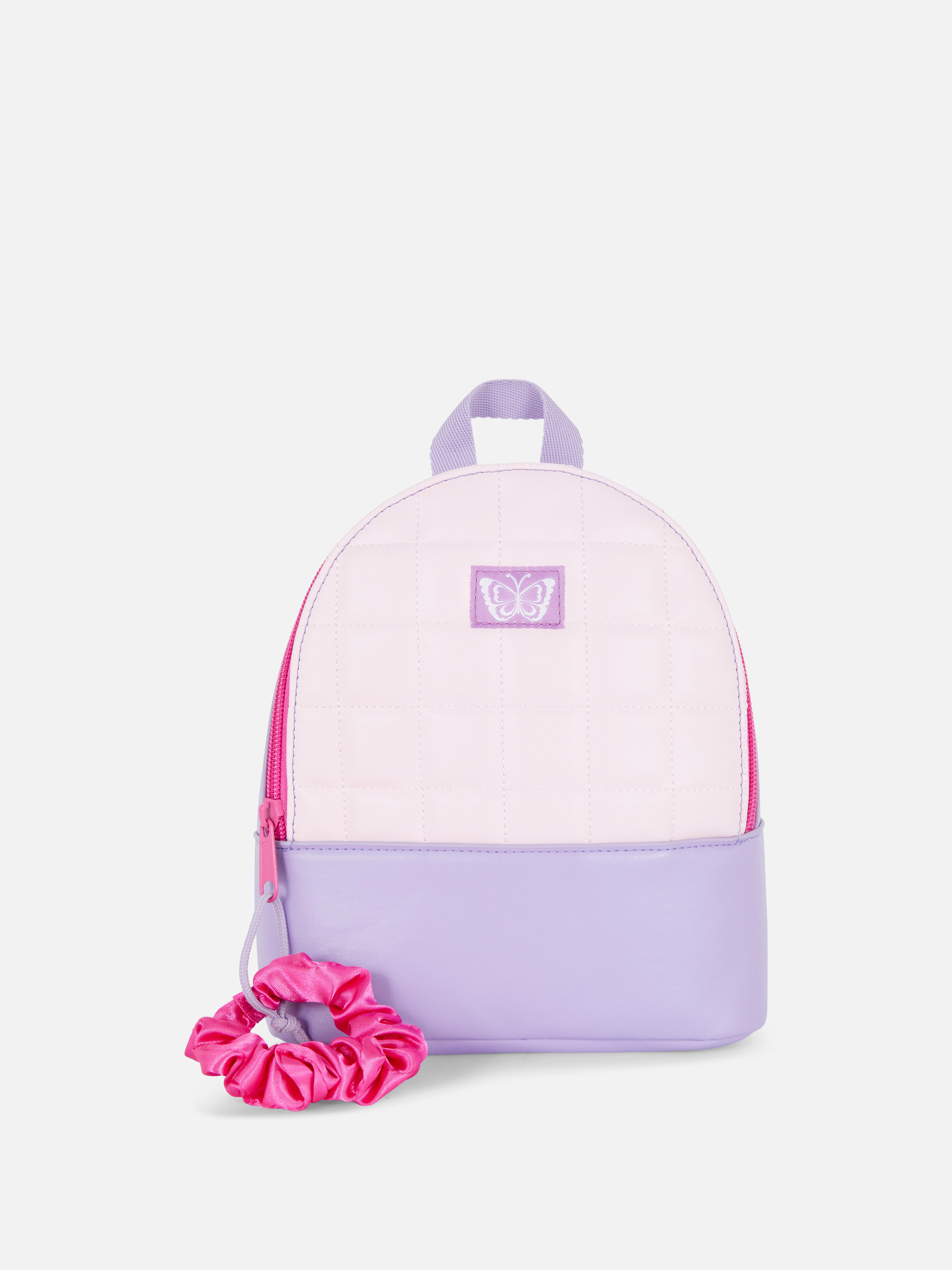 Quilted Butterfly Mini Backpack