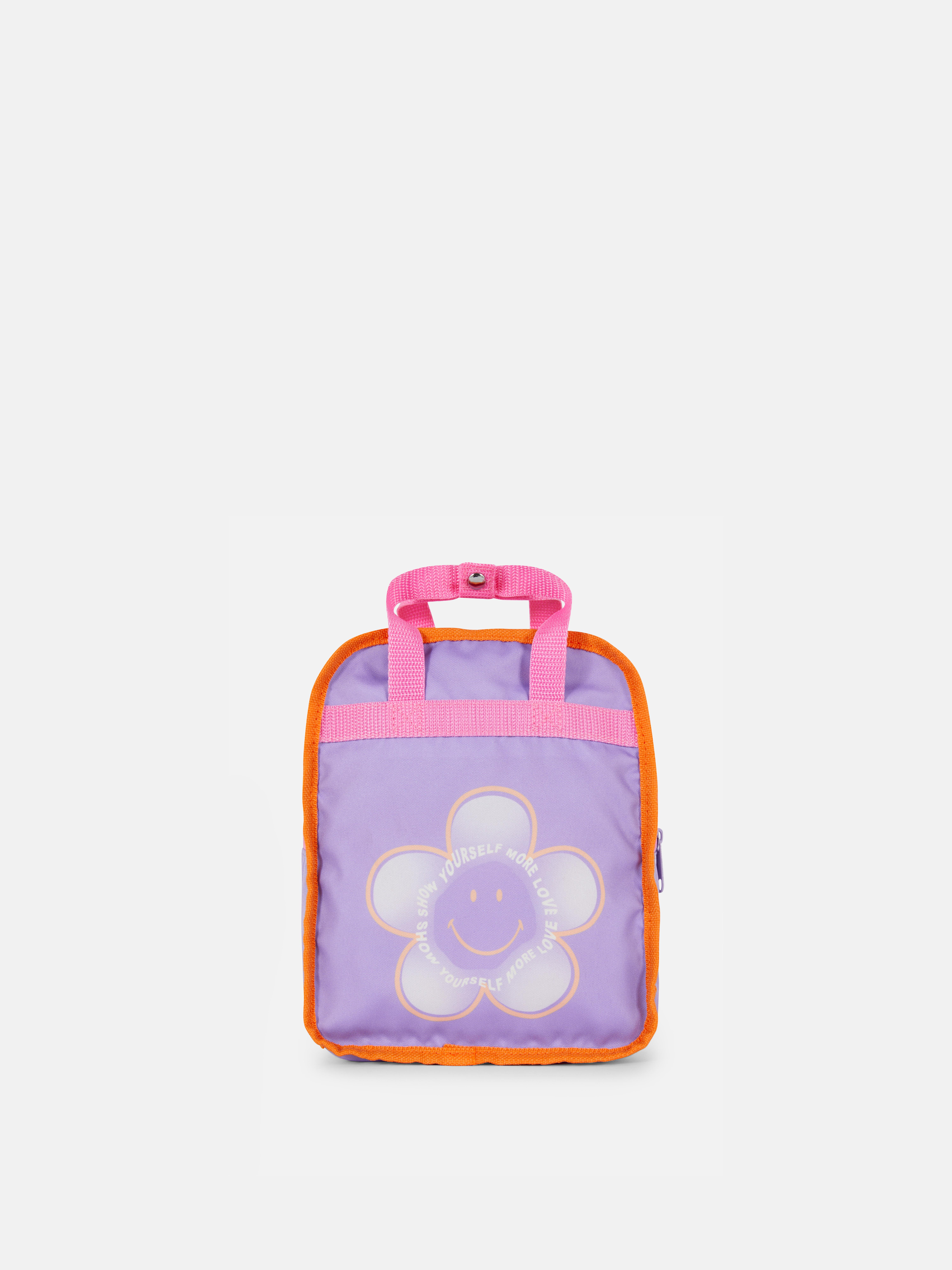 Reversible Patterned Backpack