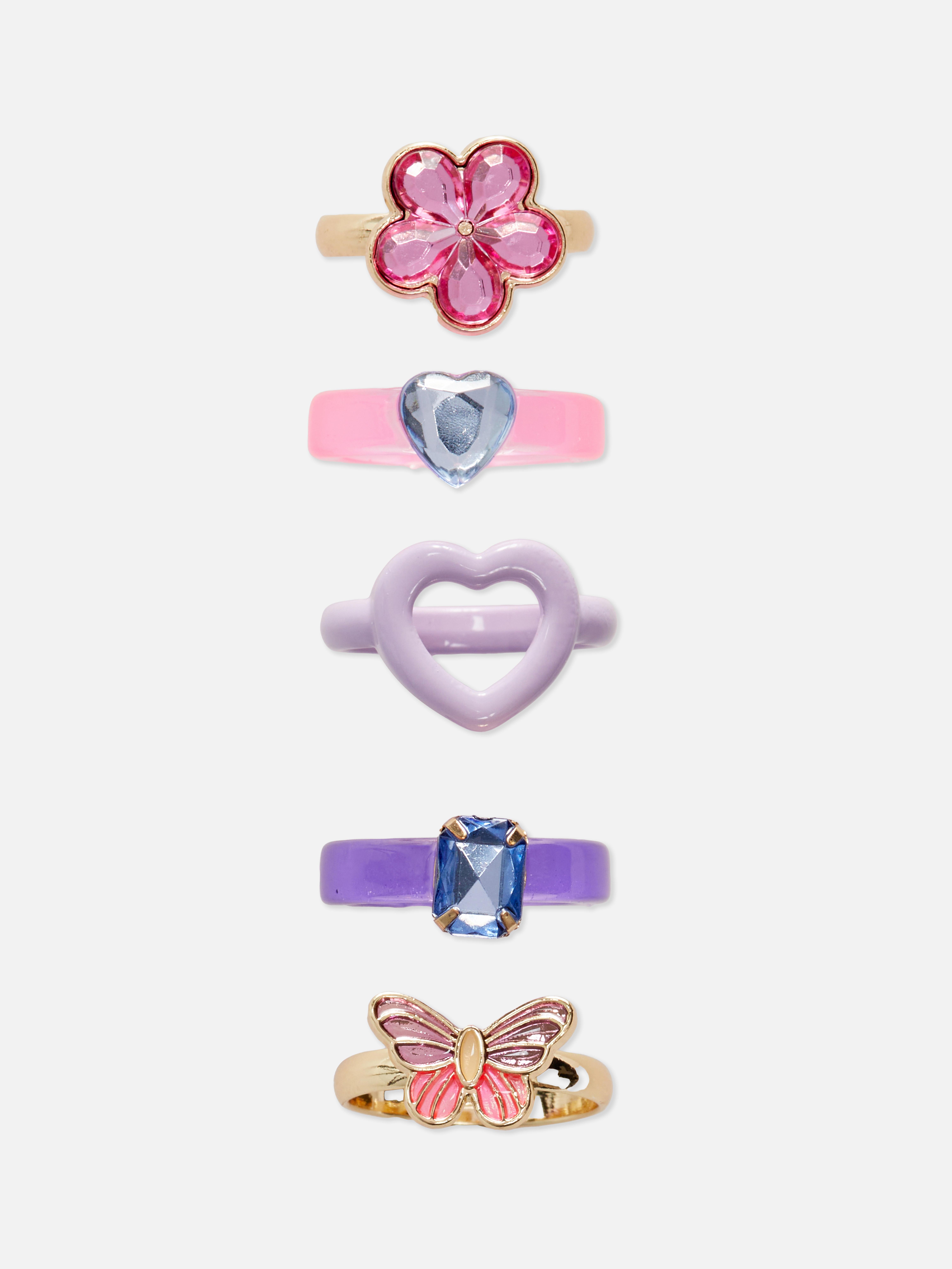 5pk Decorative Rings