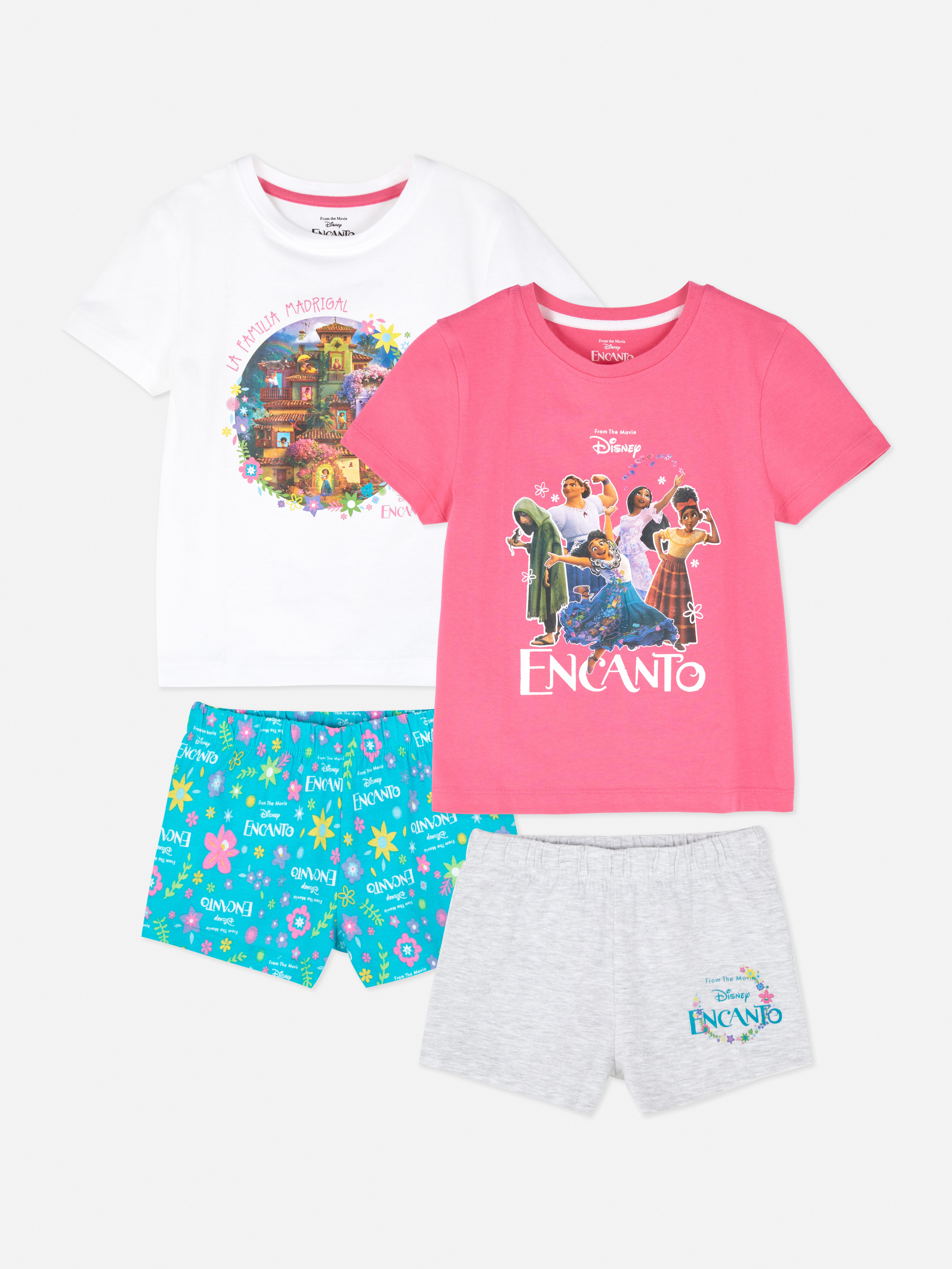 2pk Disney’s Encanto T-Shirt and Shorts Pyjamas