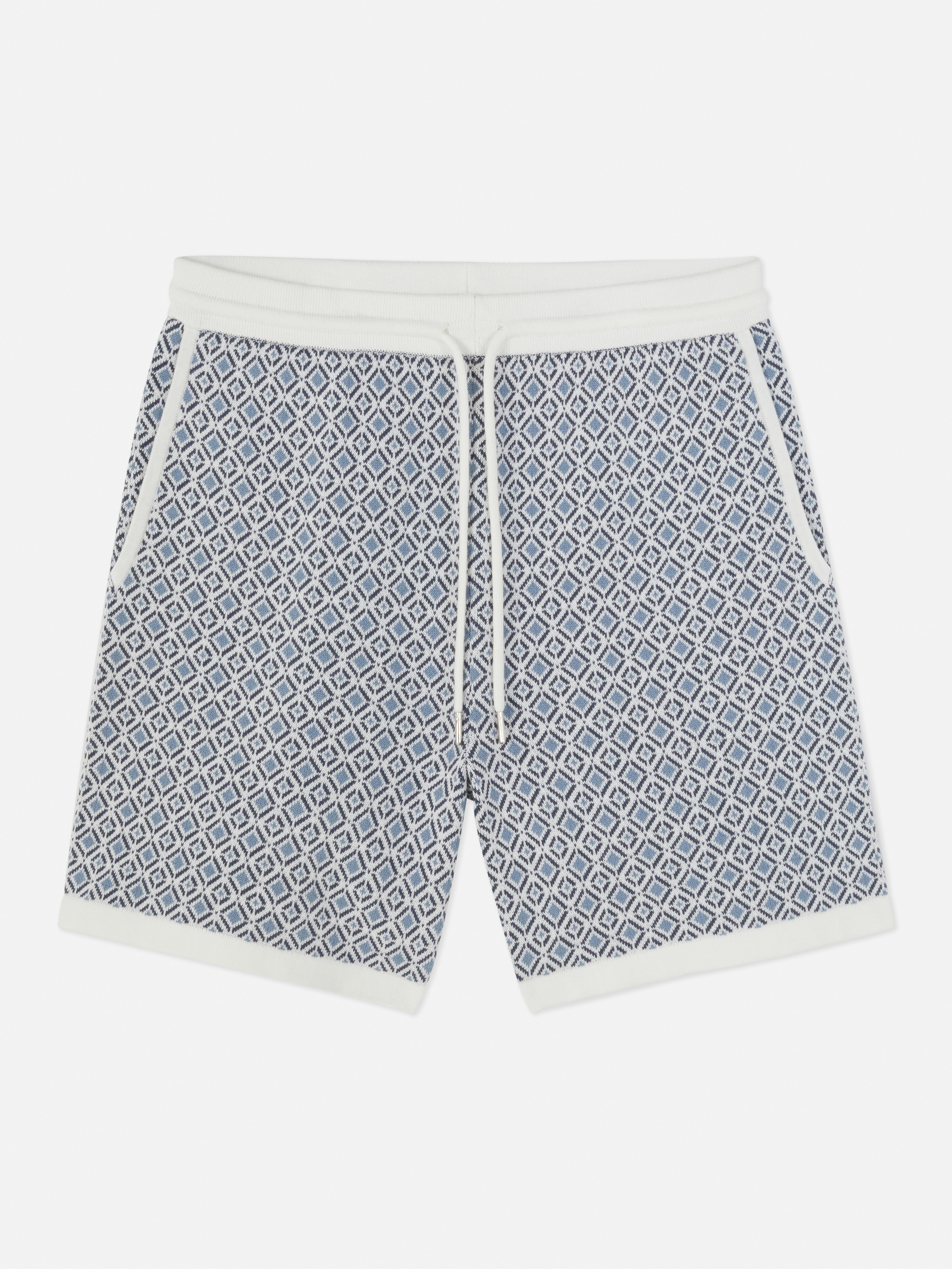 Geometric Knitted Shorts