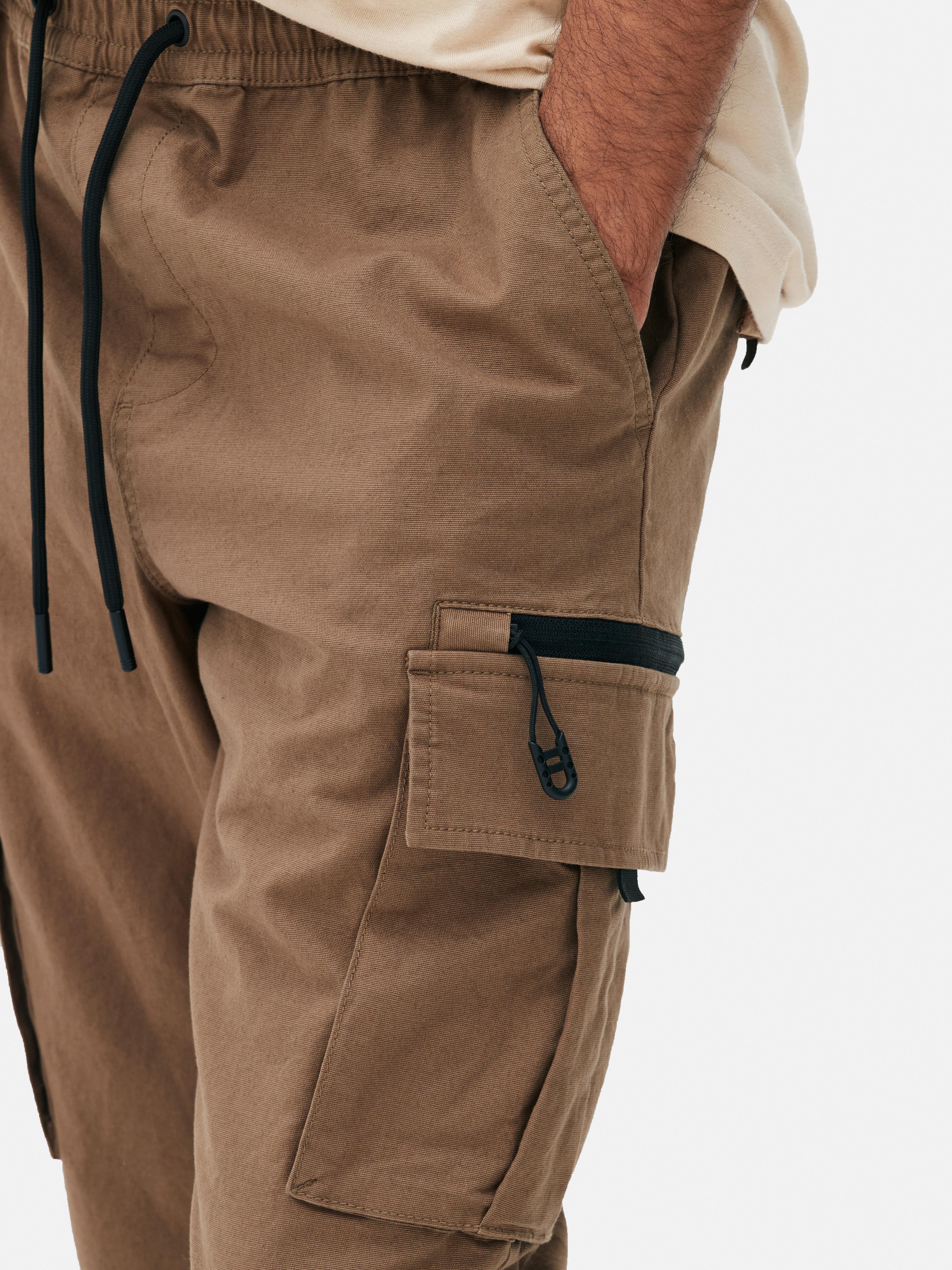 Slim Cuffed Cargo Pants Primark