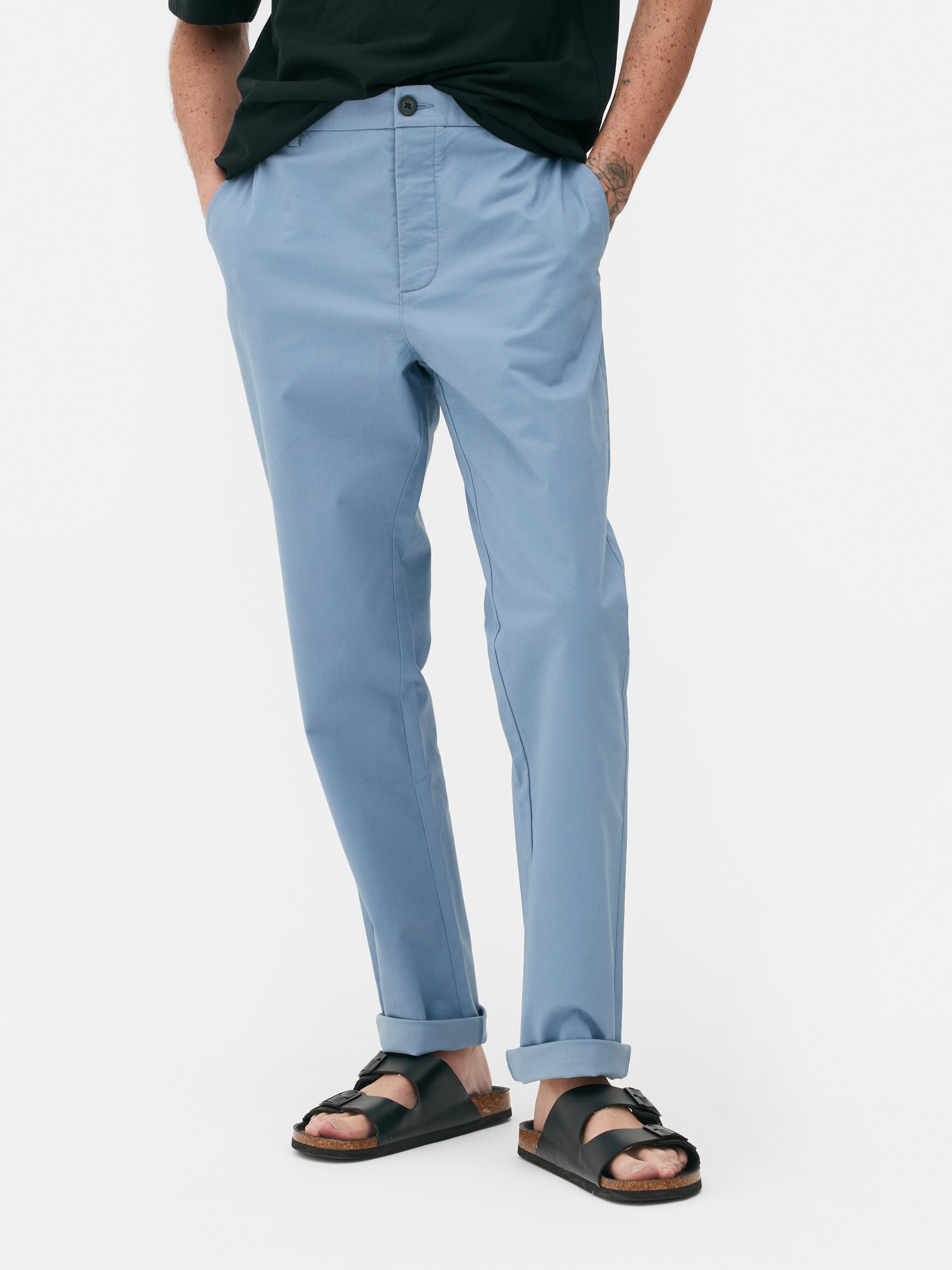 Pantaloni chino slim elasticizzati