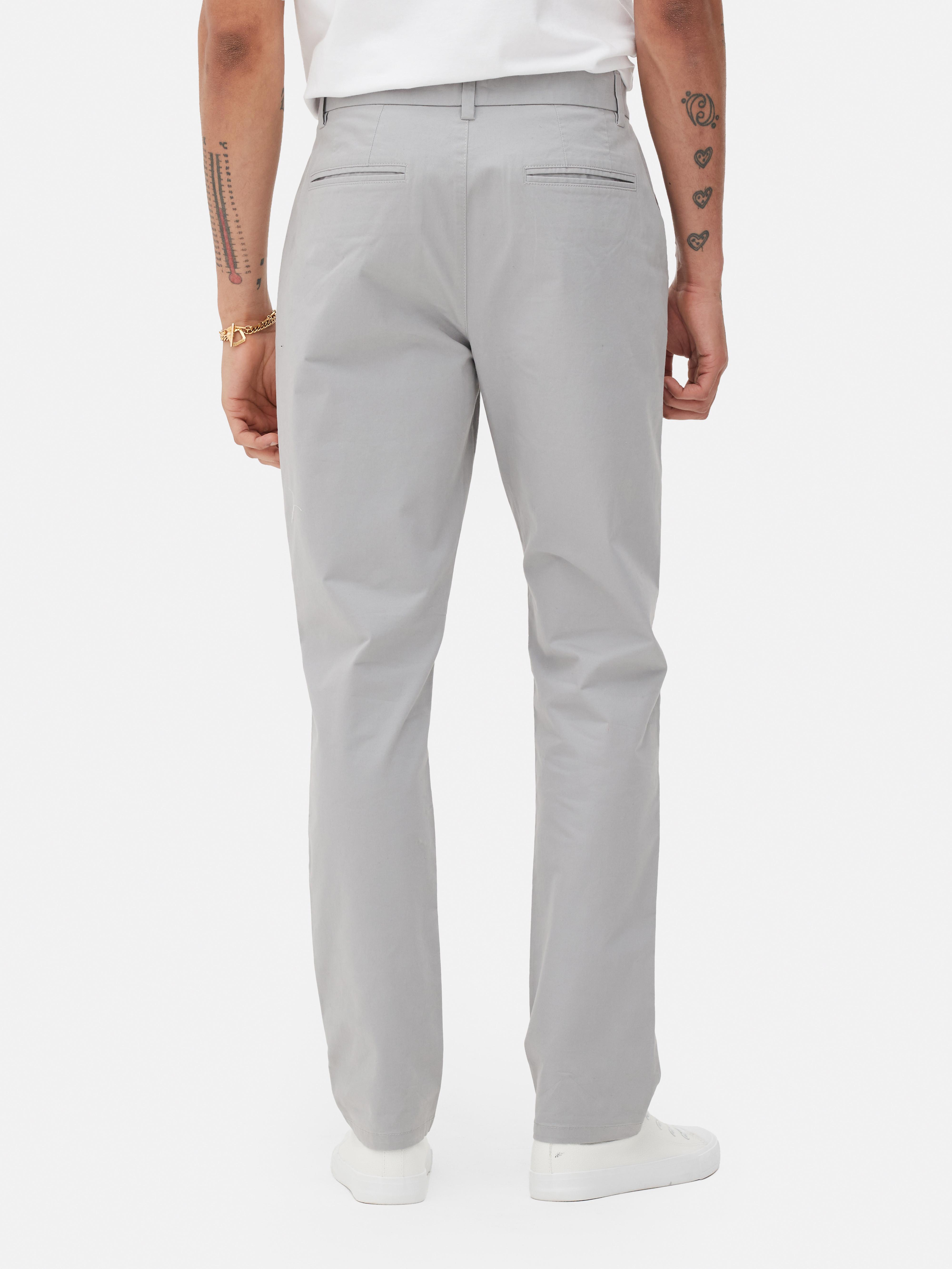 Pantaloni chino slim elasticizzati