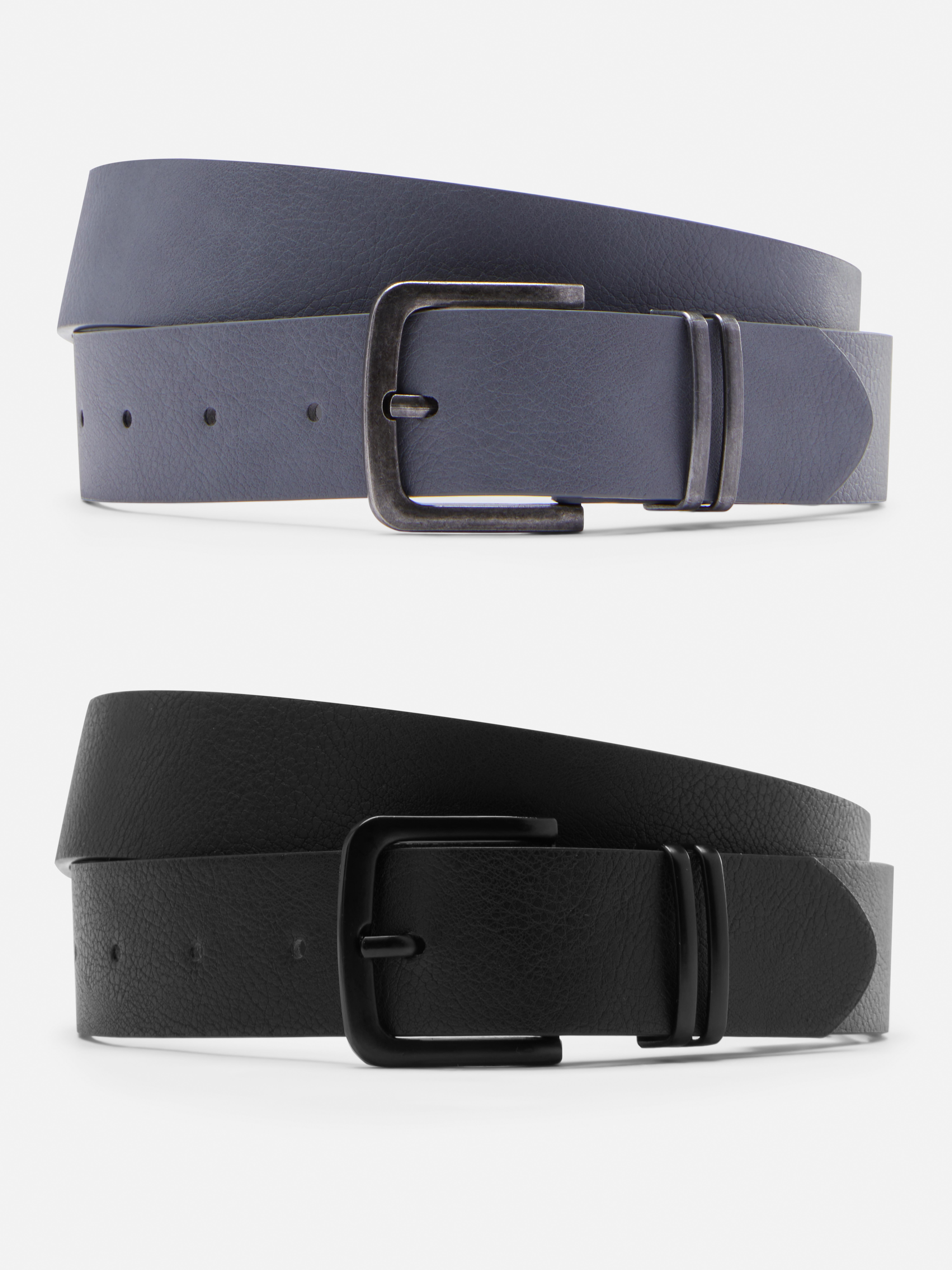 2-Pack Textured Belts