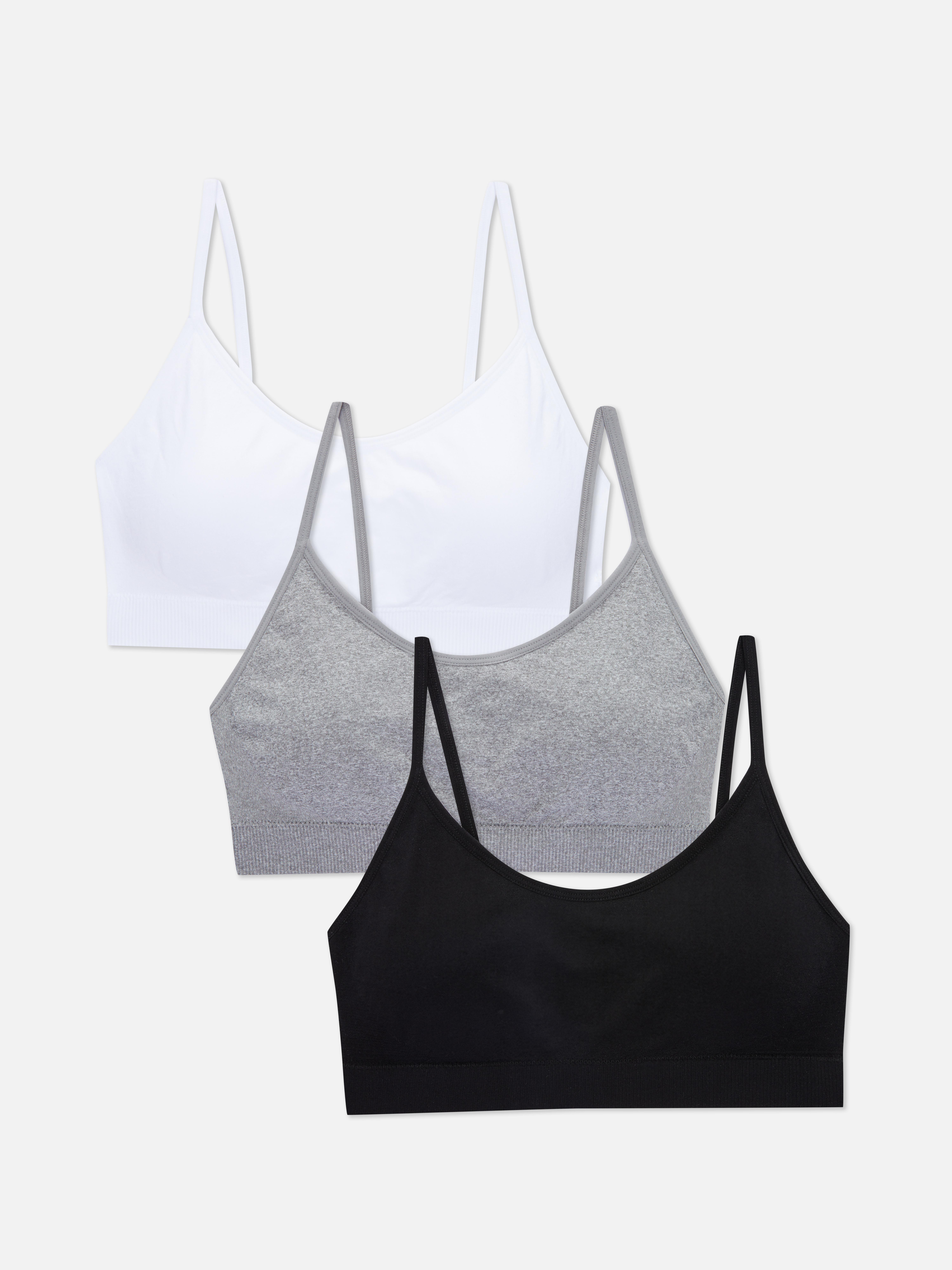 Limited Too Girls' Training Bra - 6 Pack Seamless Cami Bralette