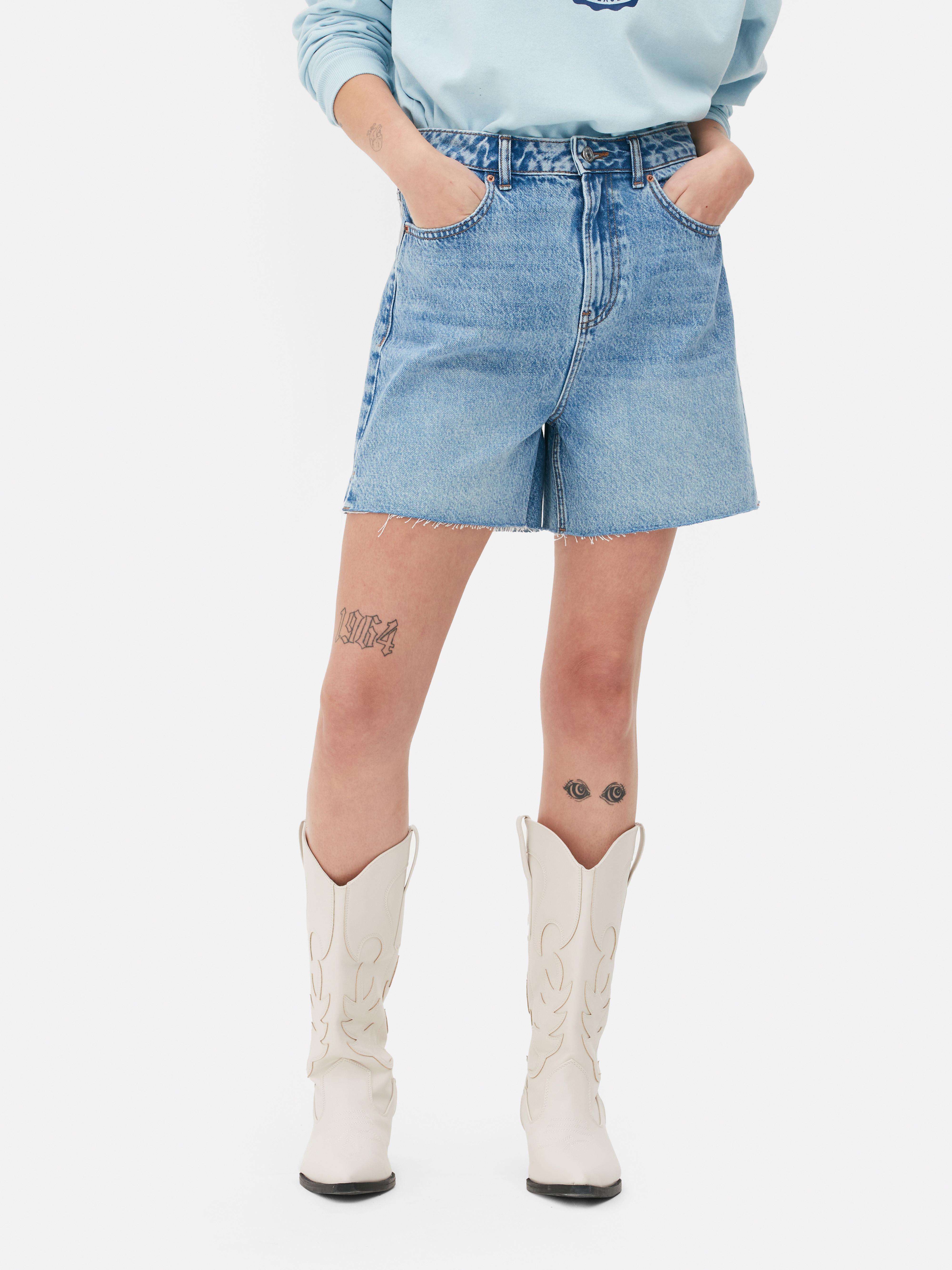 Boyfriend Denim Shorts
