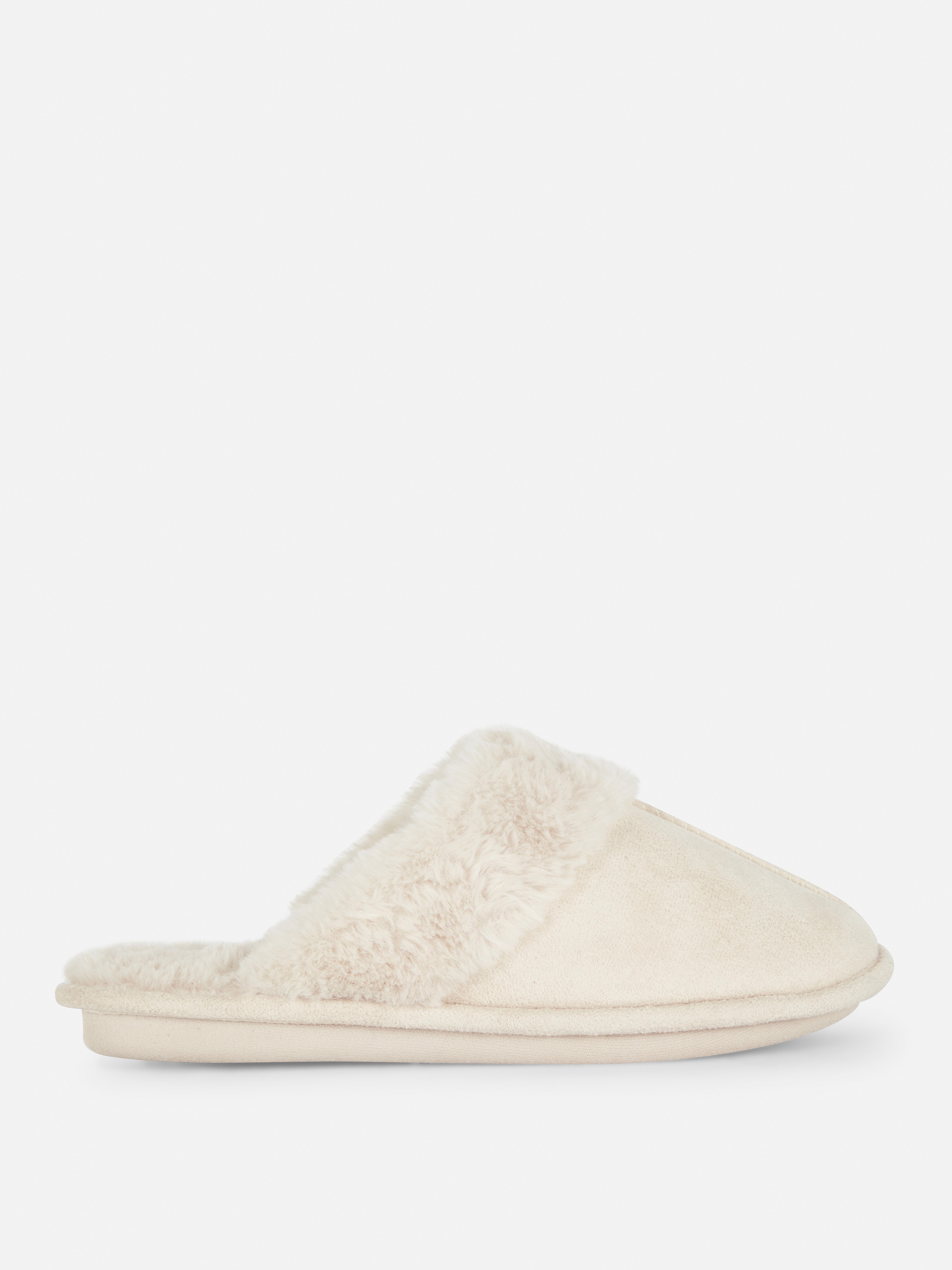 Faux Suede Slippers