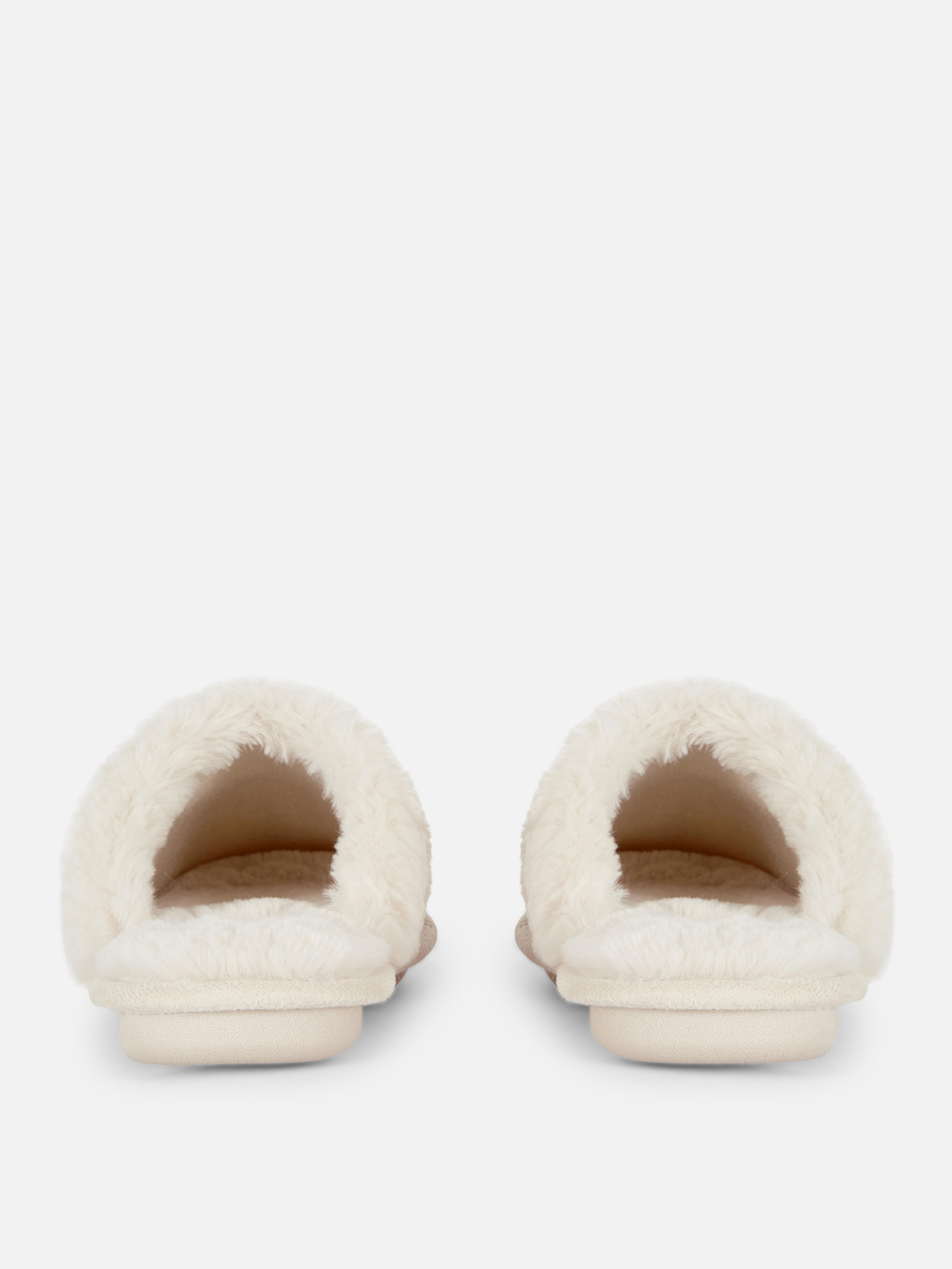 Faux Suede Slippers