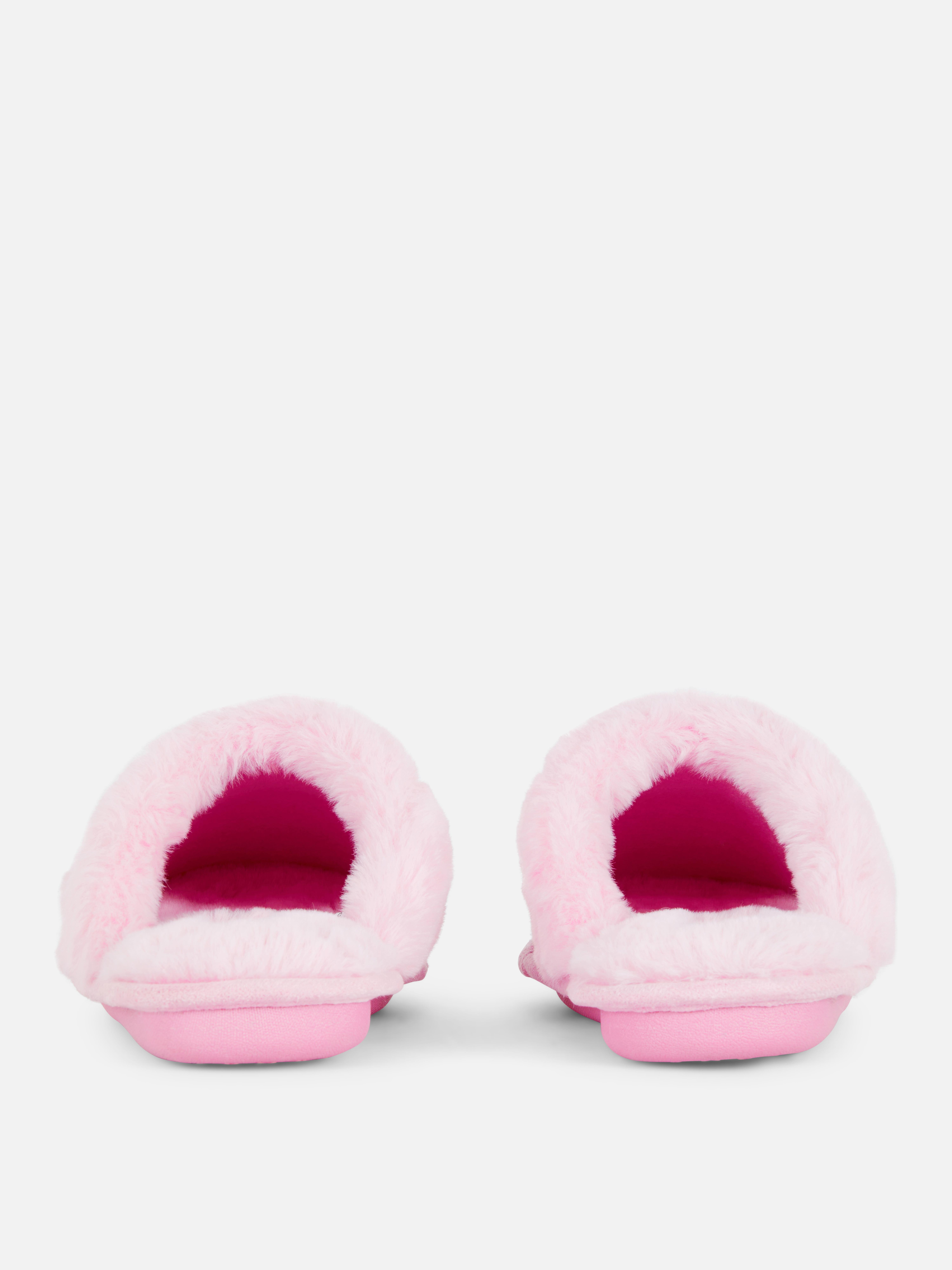 Faux Suede Slippers