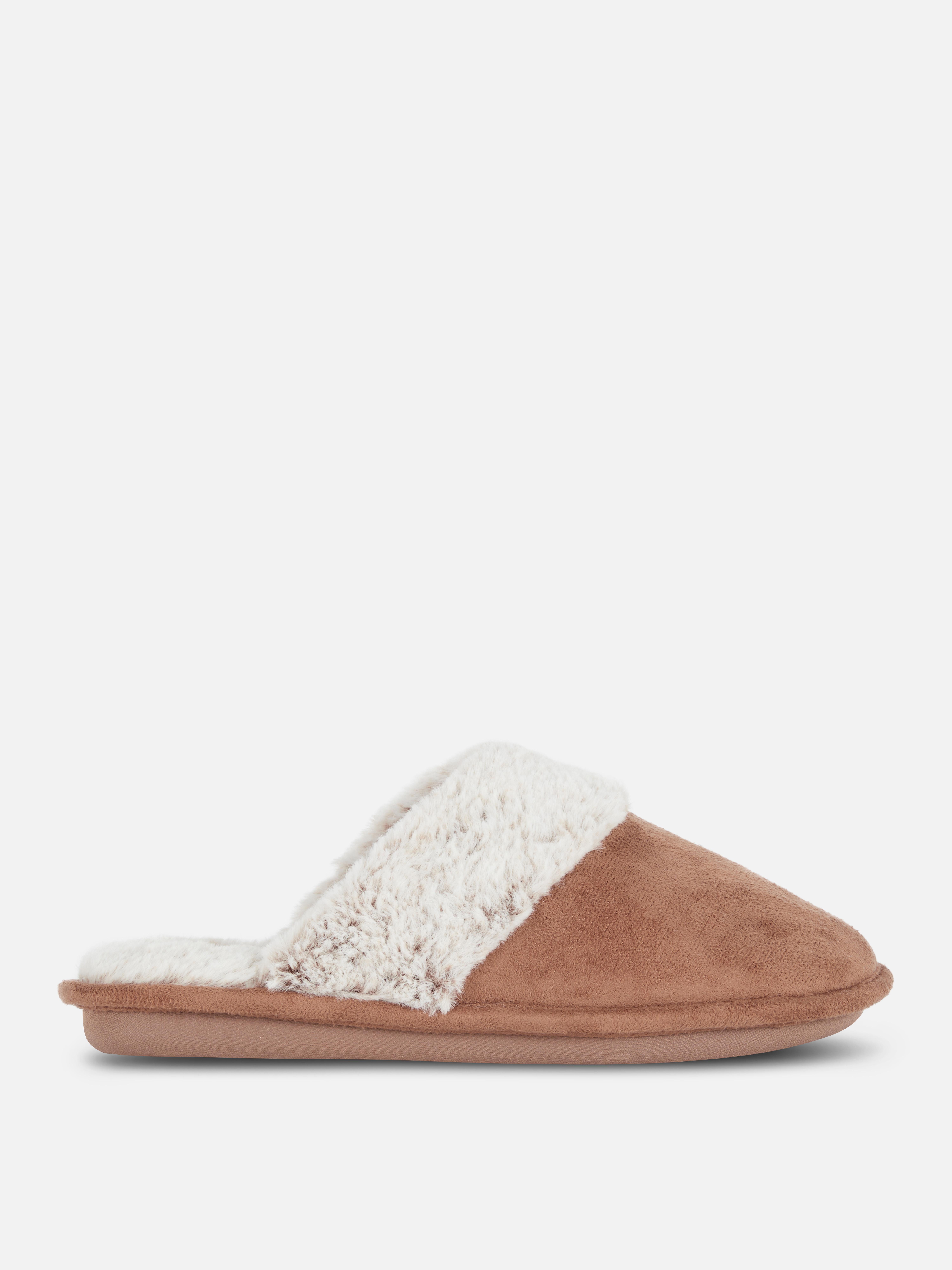 Faux Suede Slippers