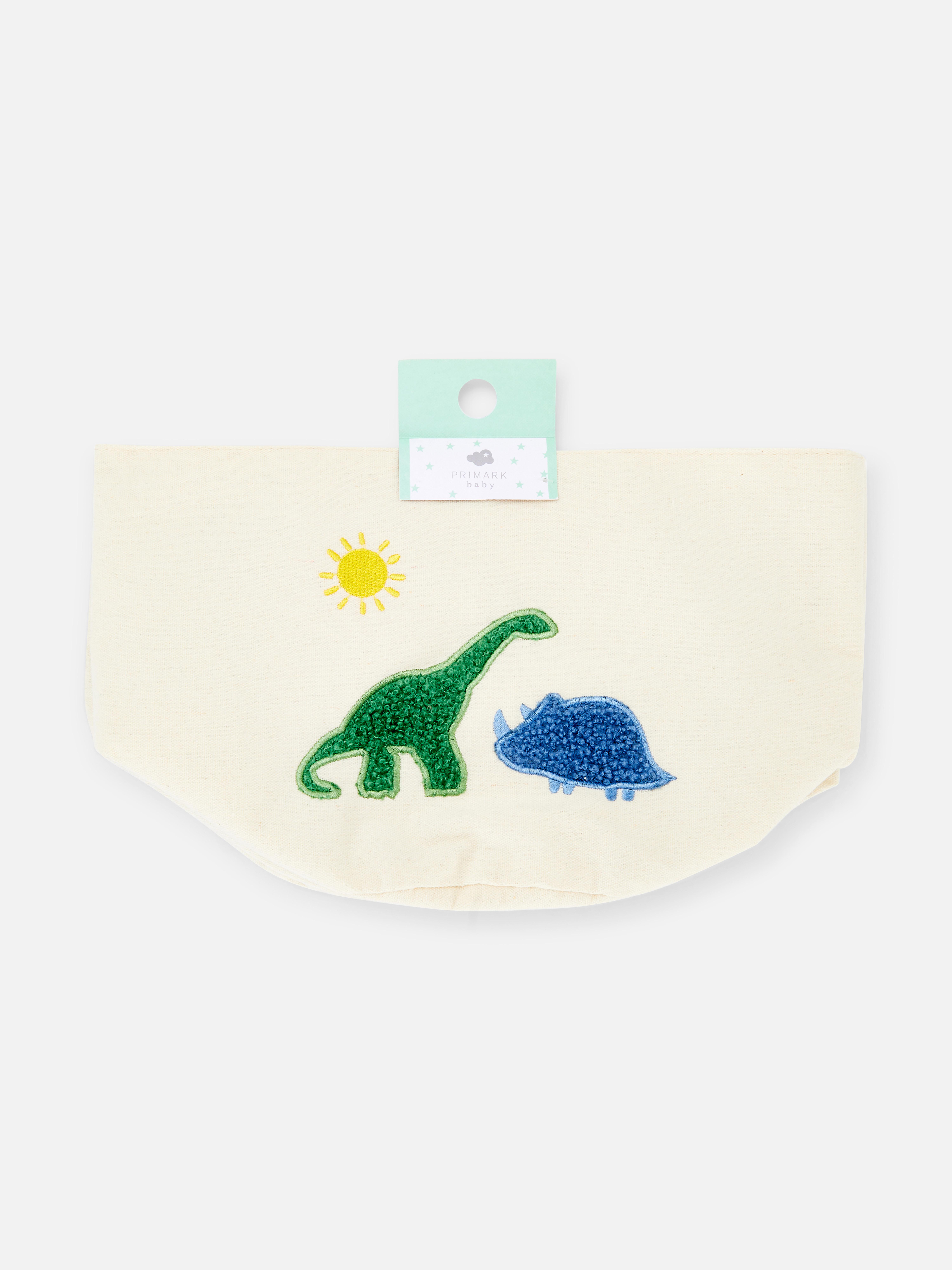 2pk Bouclé Dinosaur Storage Baskets