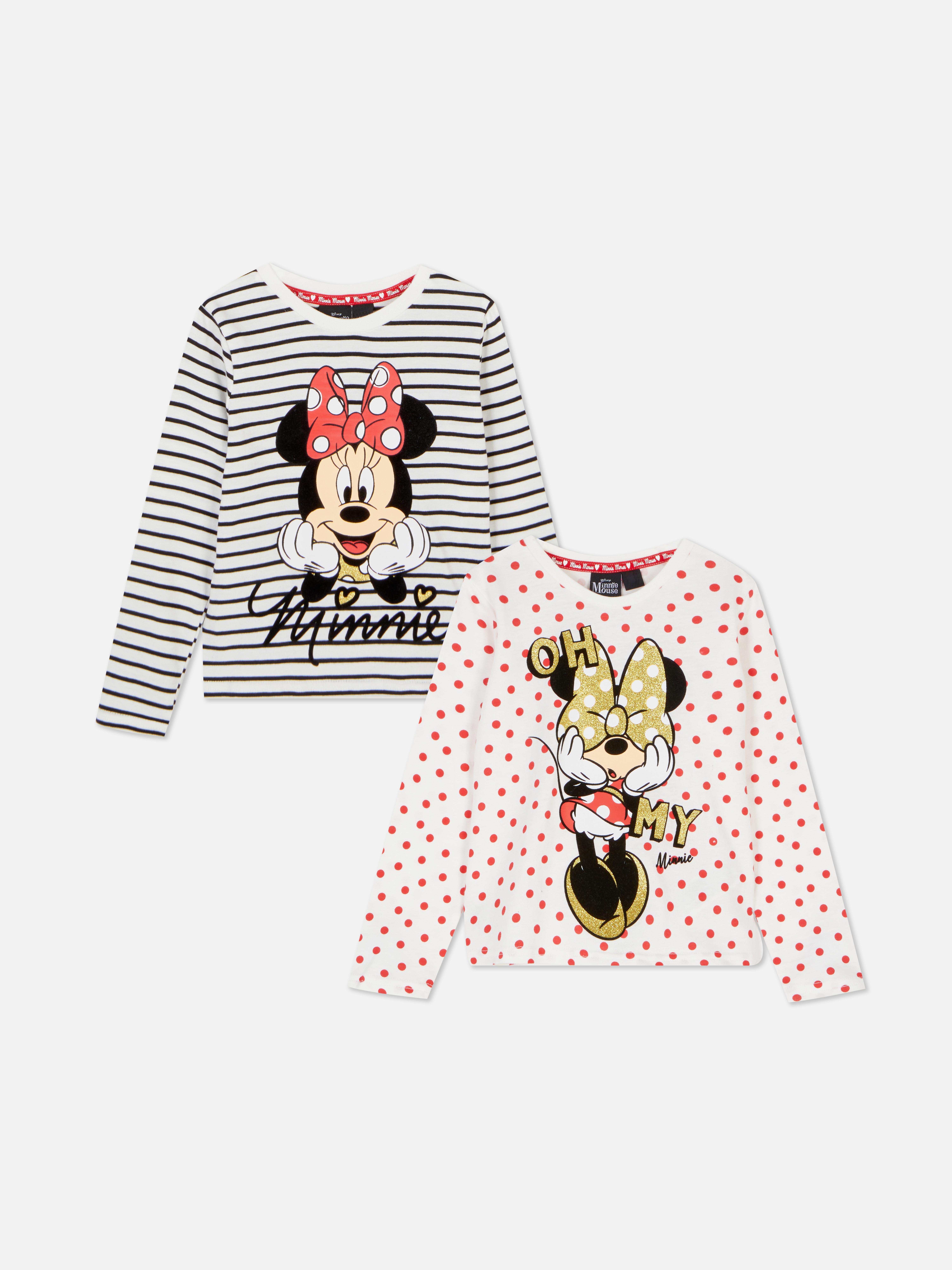 2pk Disney's Minnie Mouse Long Sleeve T-Shirts