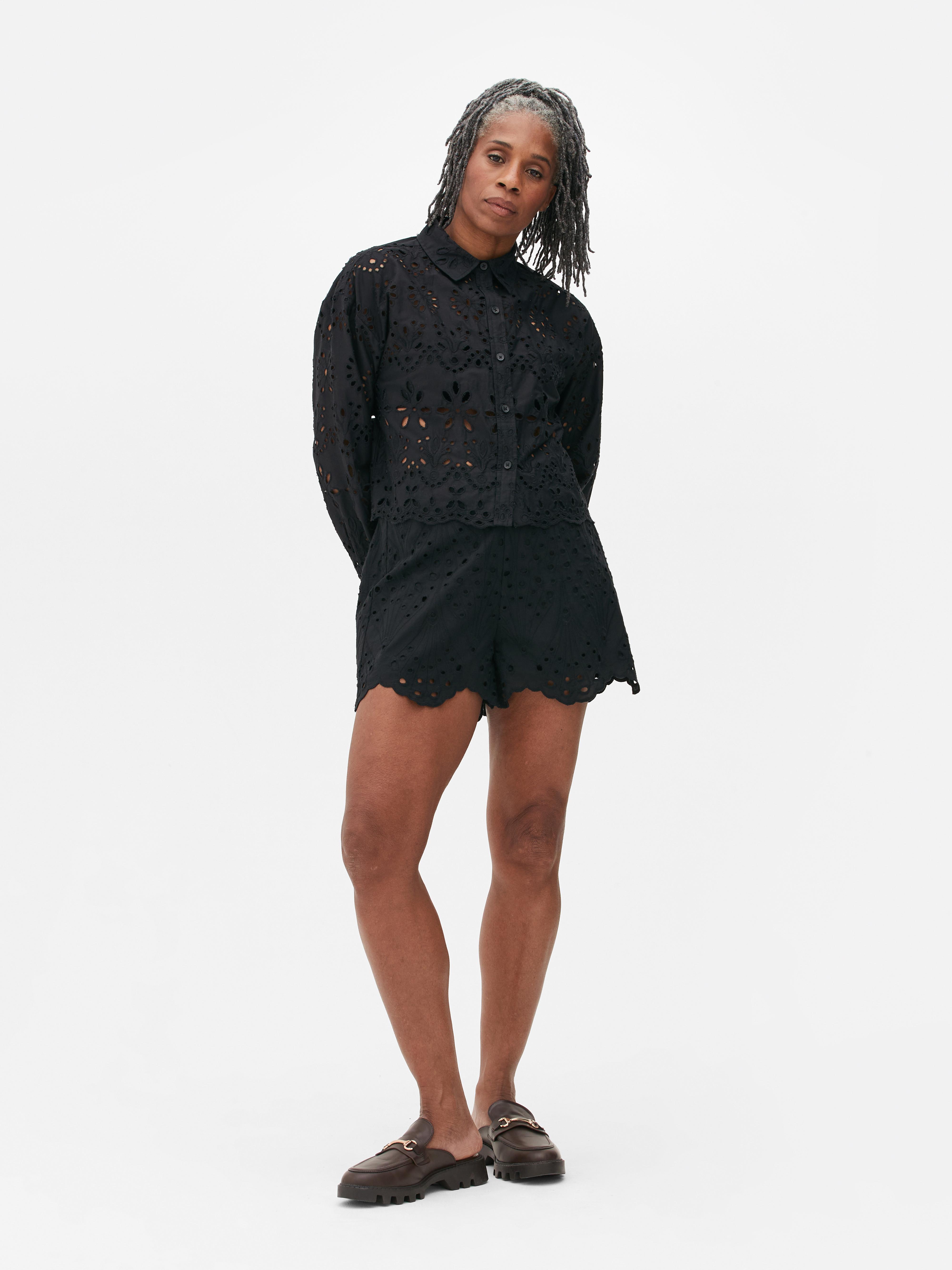 Perforated Broidery Shirt