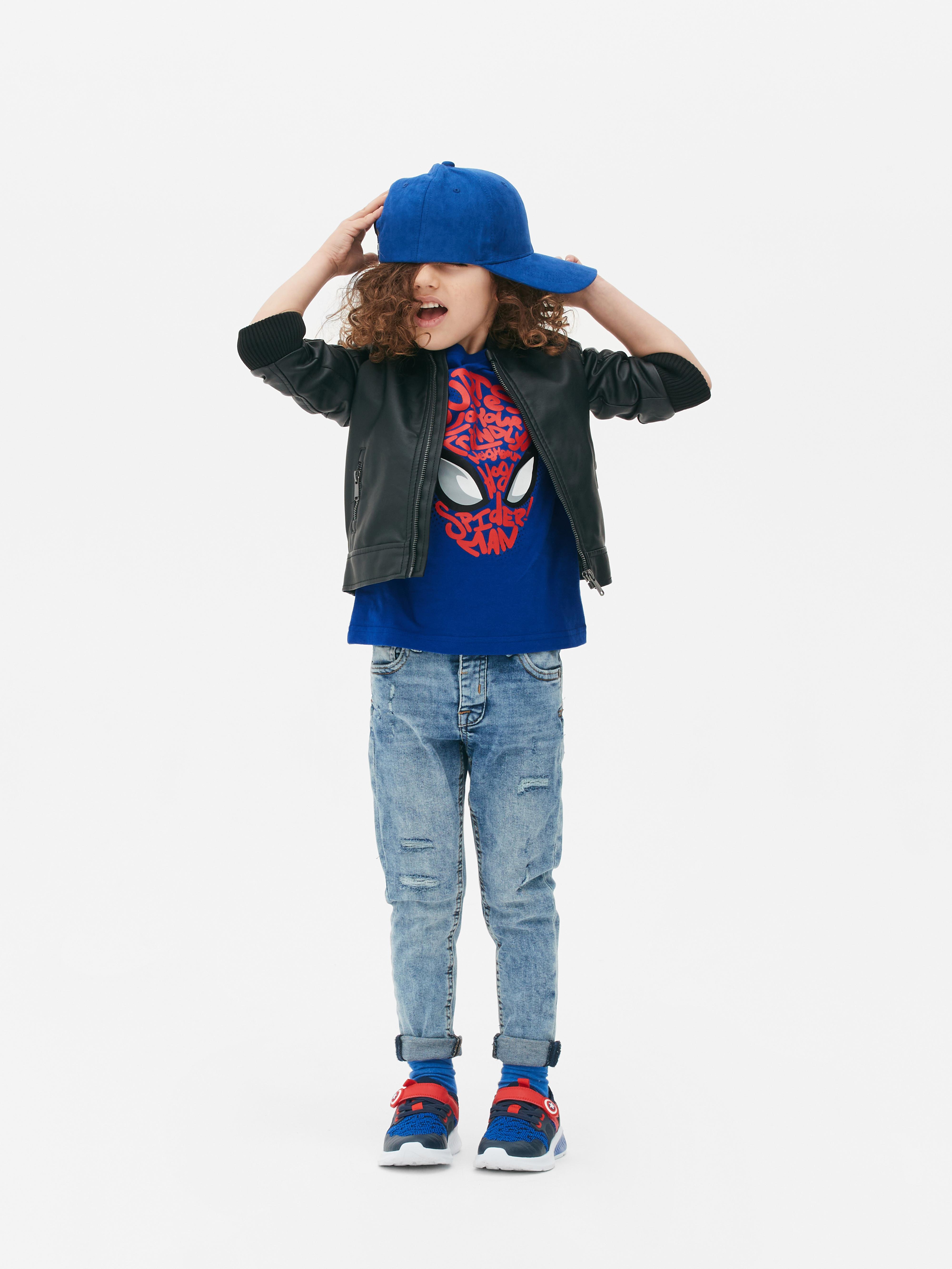 Marvel Spider-Man Letter Graphic T-shirt