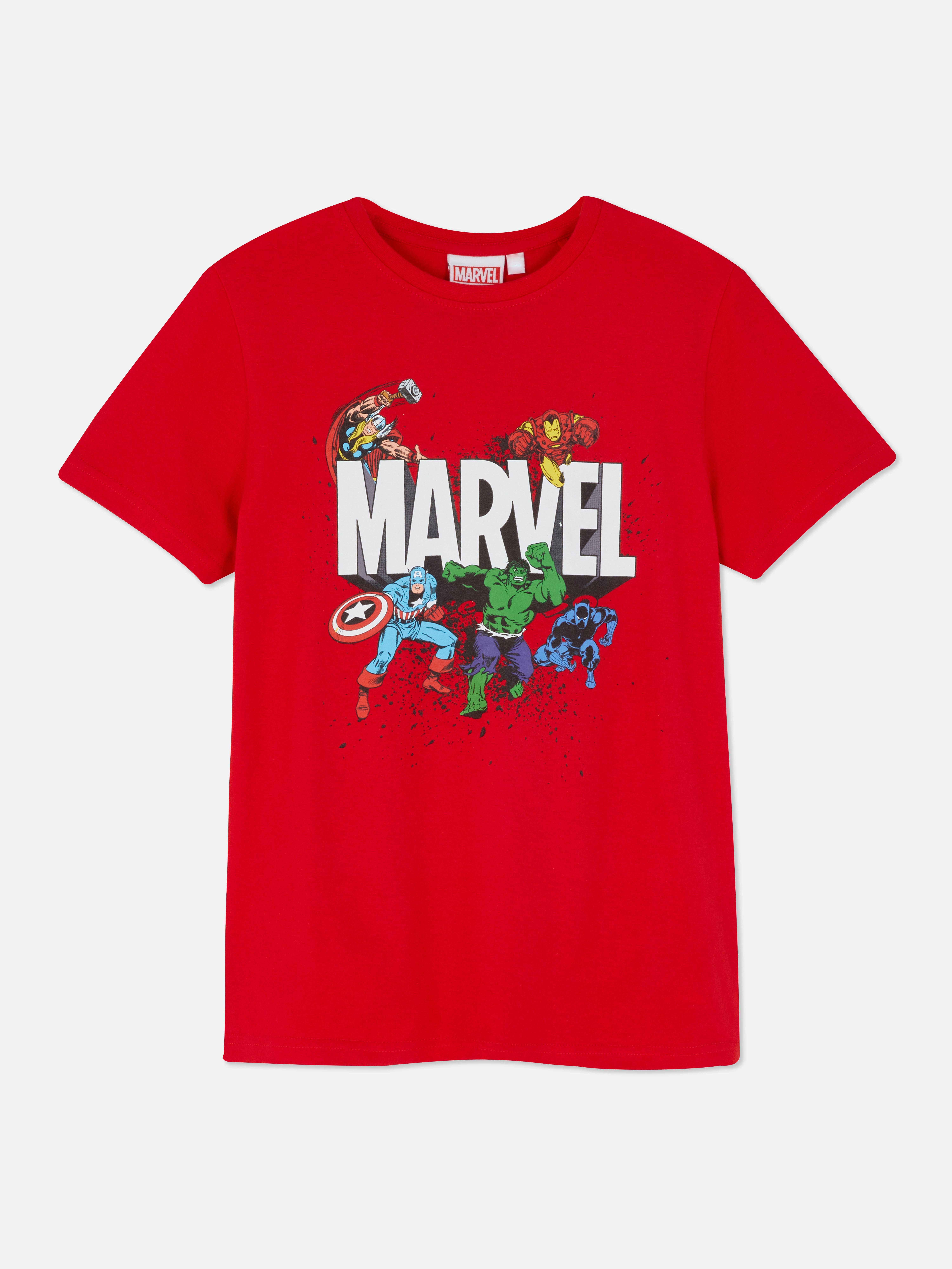 and social Uforudsete omstændigheder Marvel Comics Short Sleeve T-Shirt | Primark