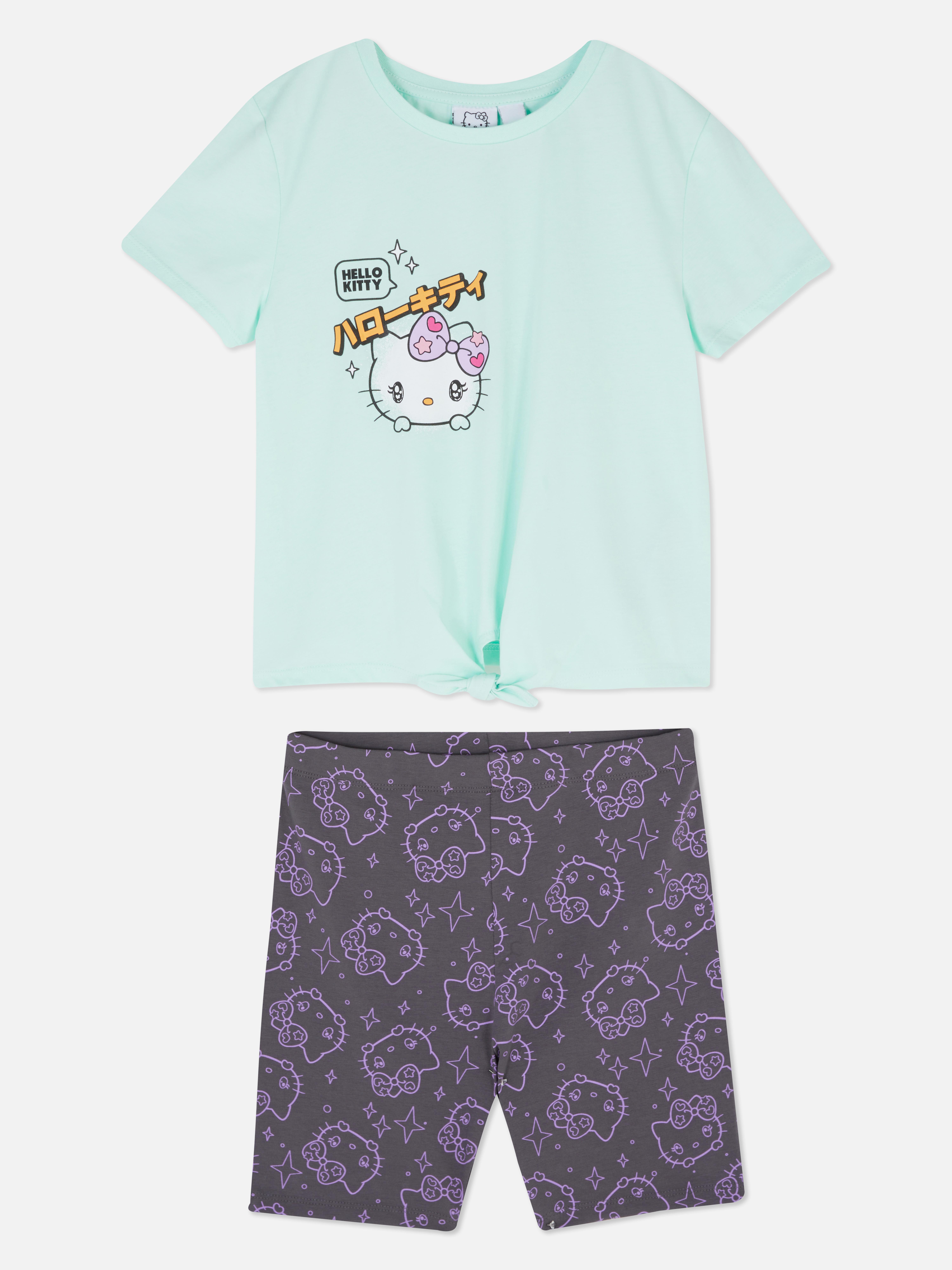 Hello Kitty Knot T-shirt and Shorts Set