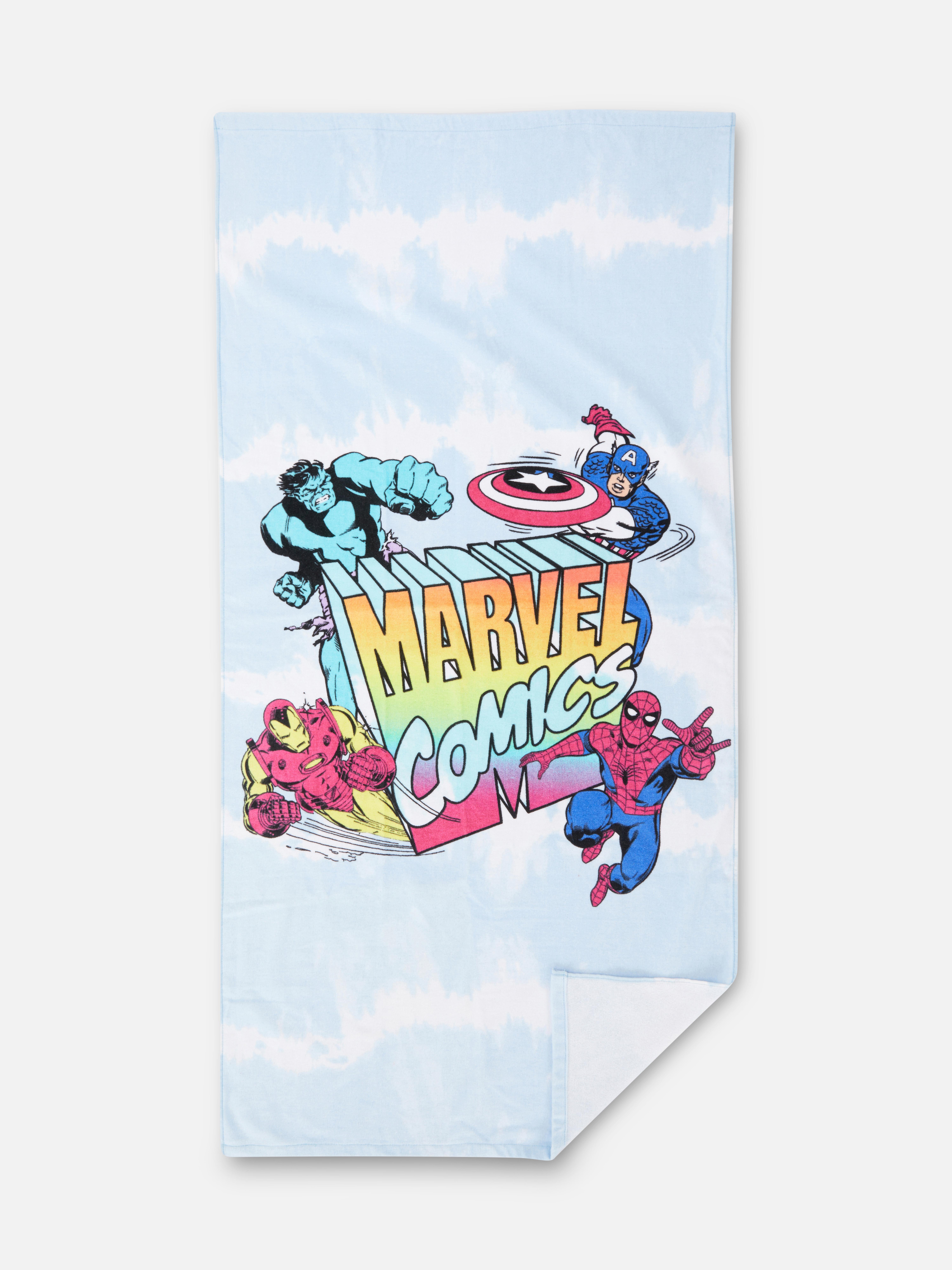 Marvel Comics Tie-Dye Beach Towel