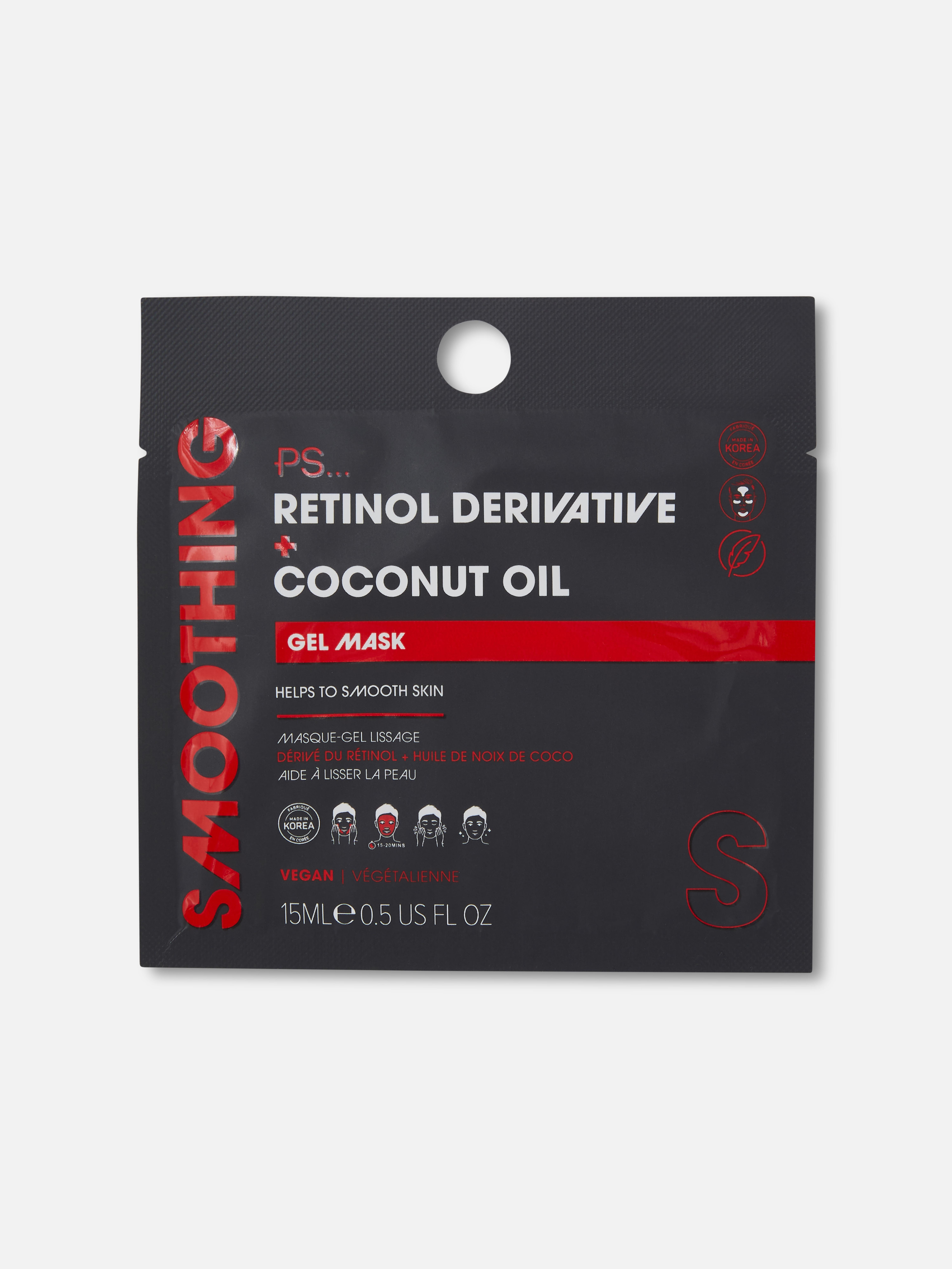 PS… Retinol Derivative and Coconut Oil Gel Mask
