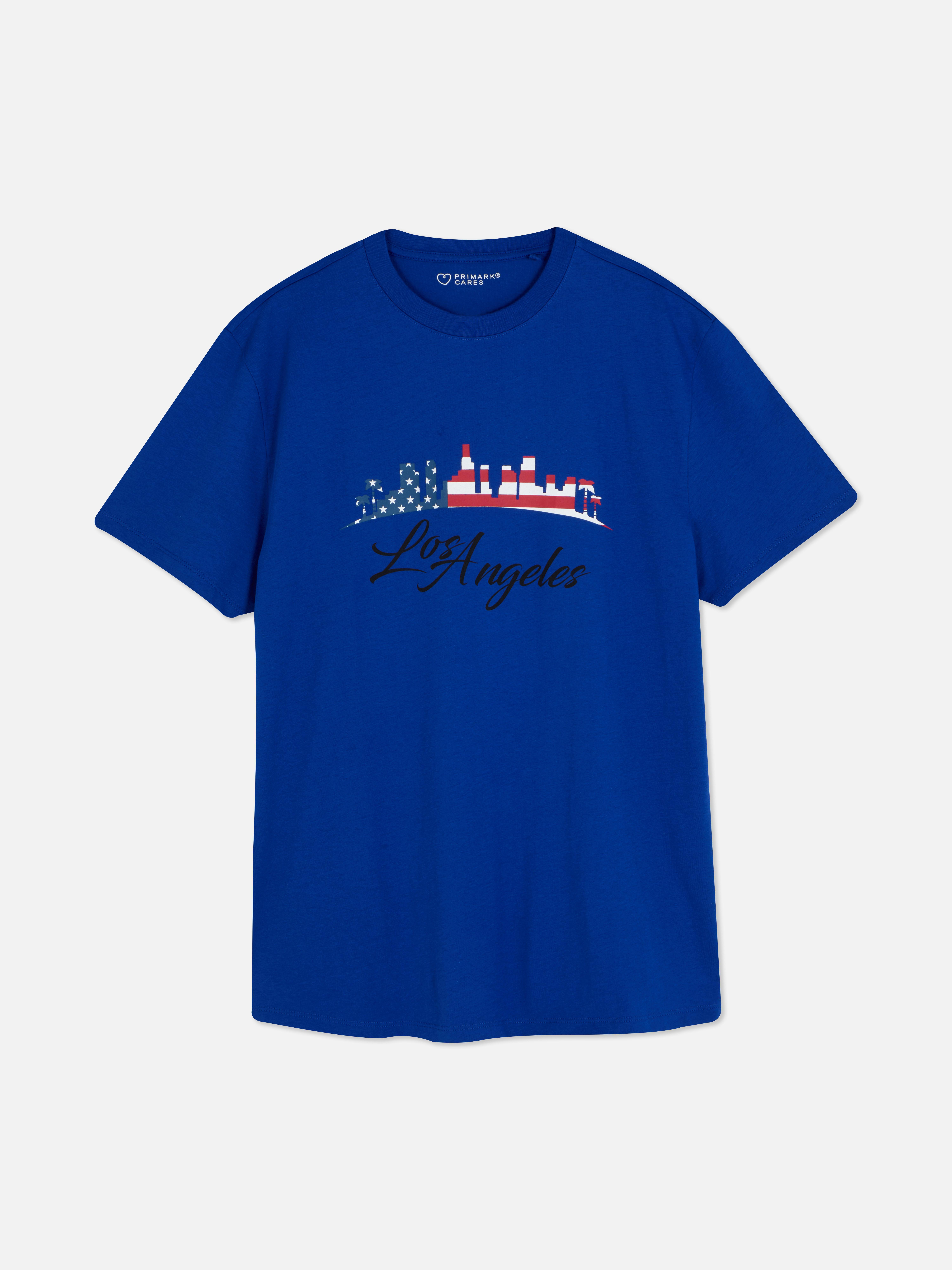 LA Skyline Print T-Shirt