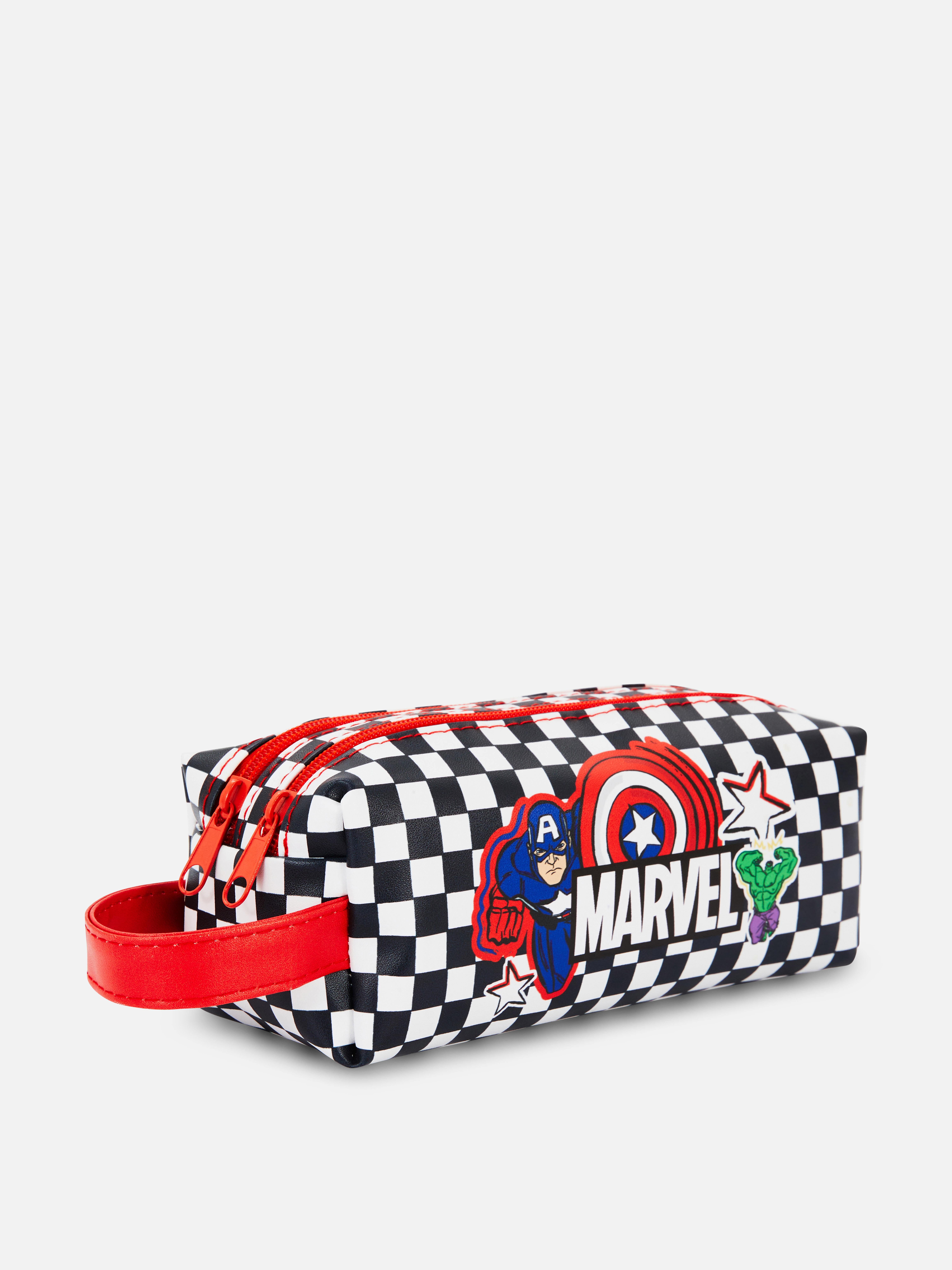 Marvel Avengers Chequered Pencil Case