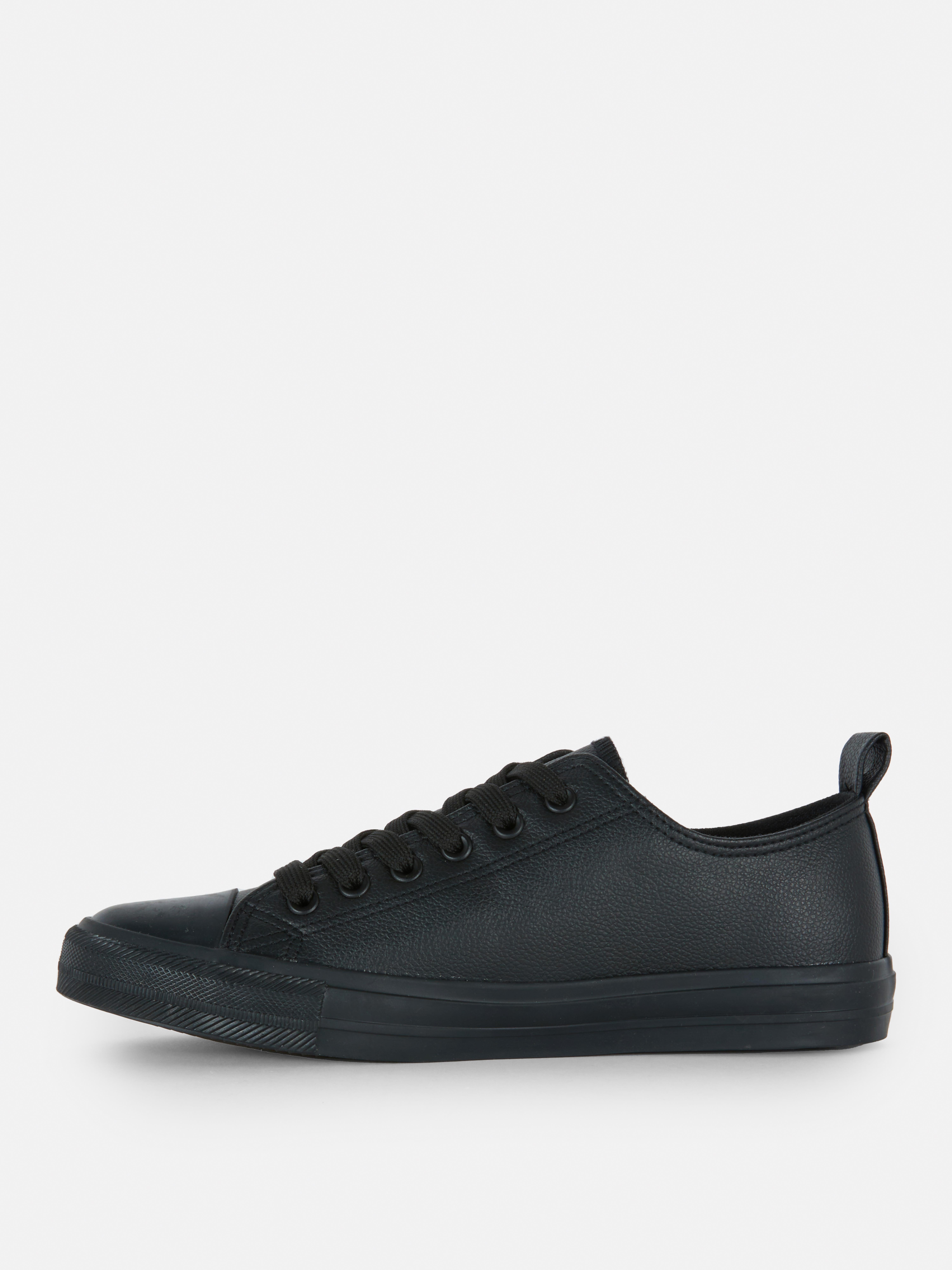 Imitatieleren lage sneakers