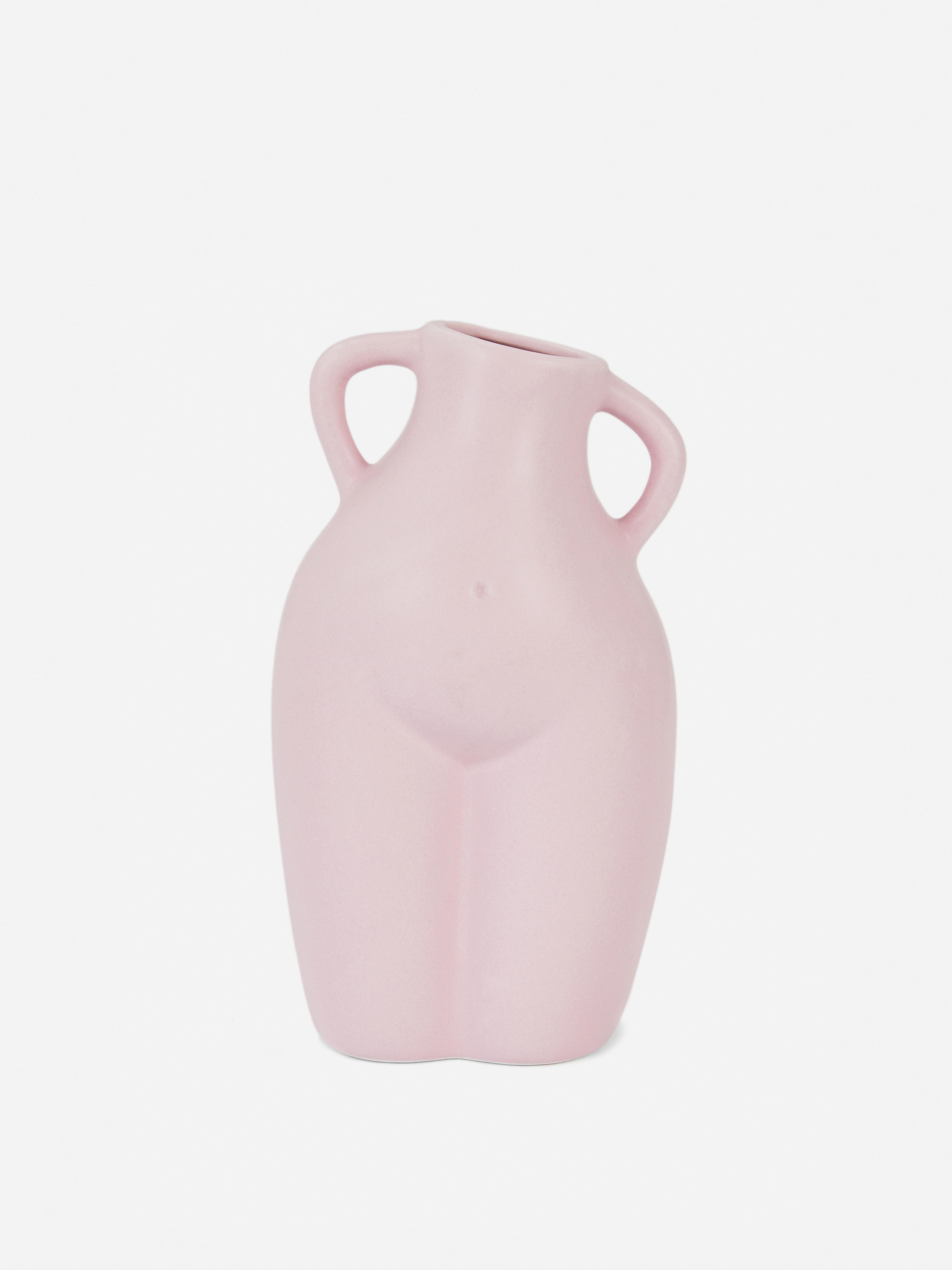 Large Feminine Silhouette Ornamental Vase