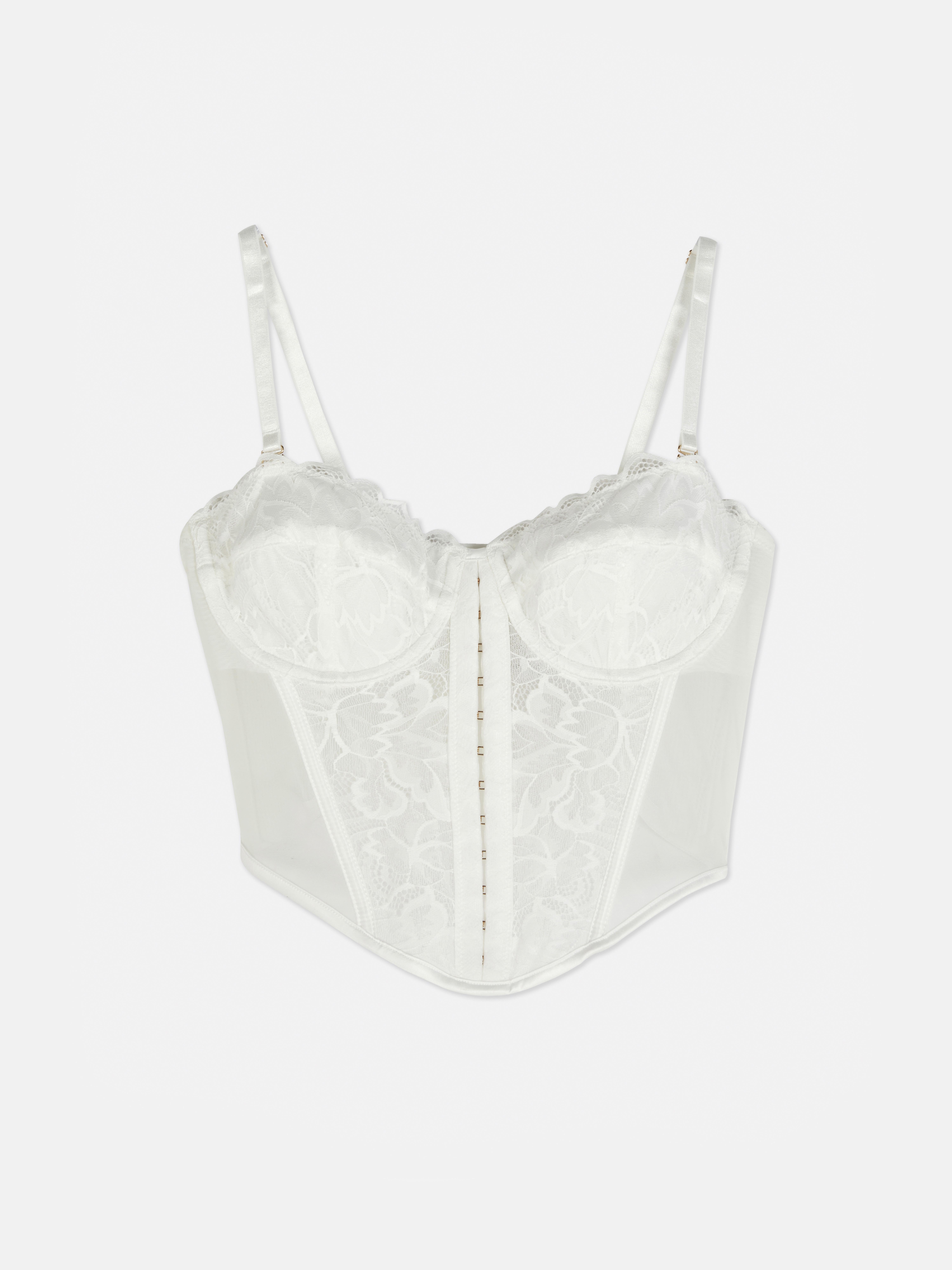 Lace Cupped Bustier