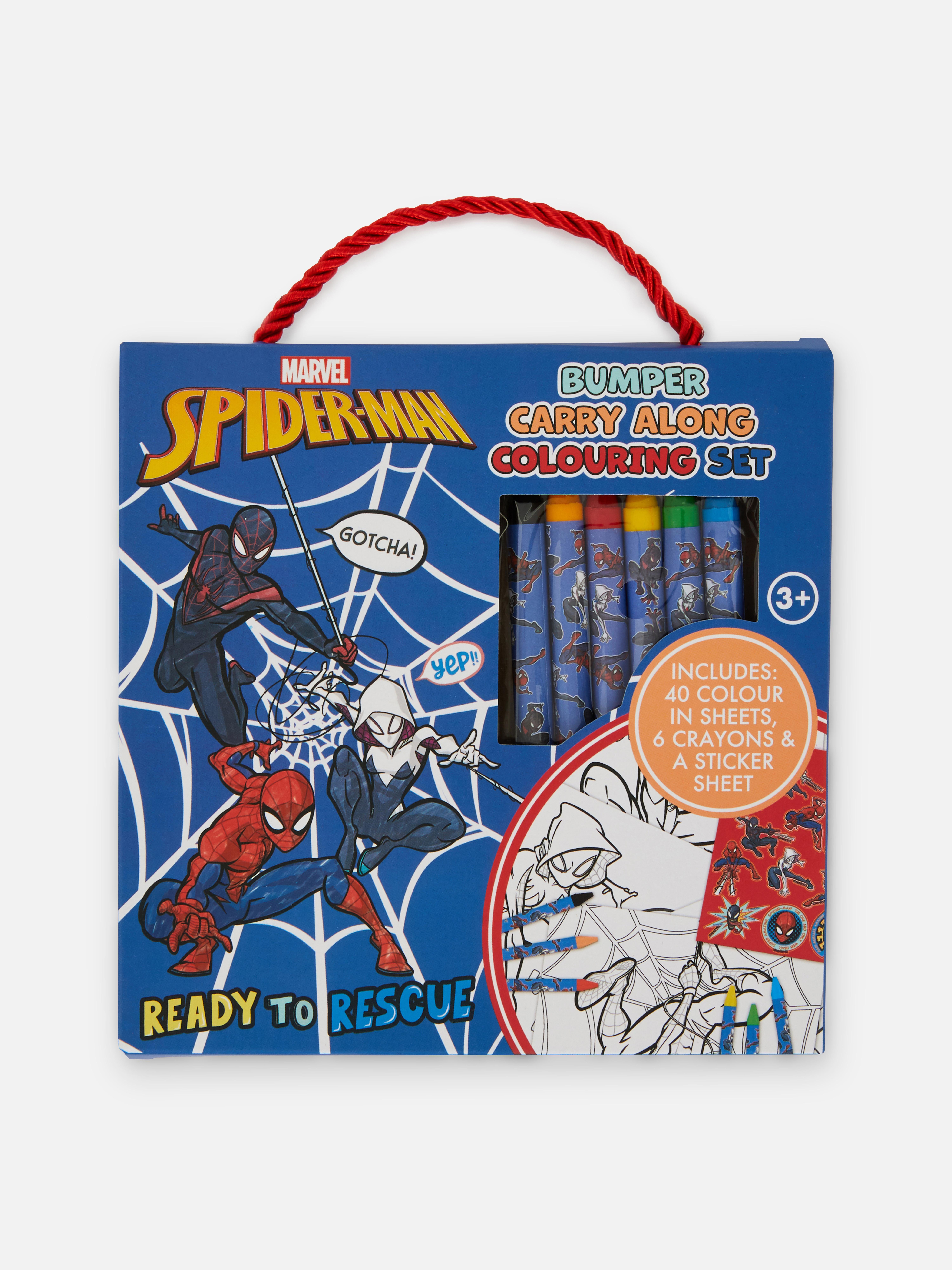 Marvel Spider-Man Bumper Colouring Set