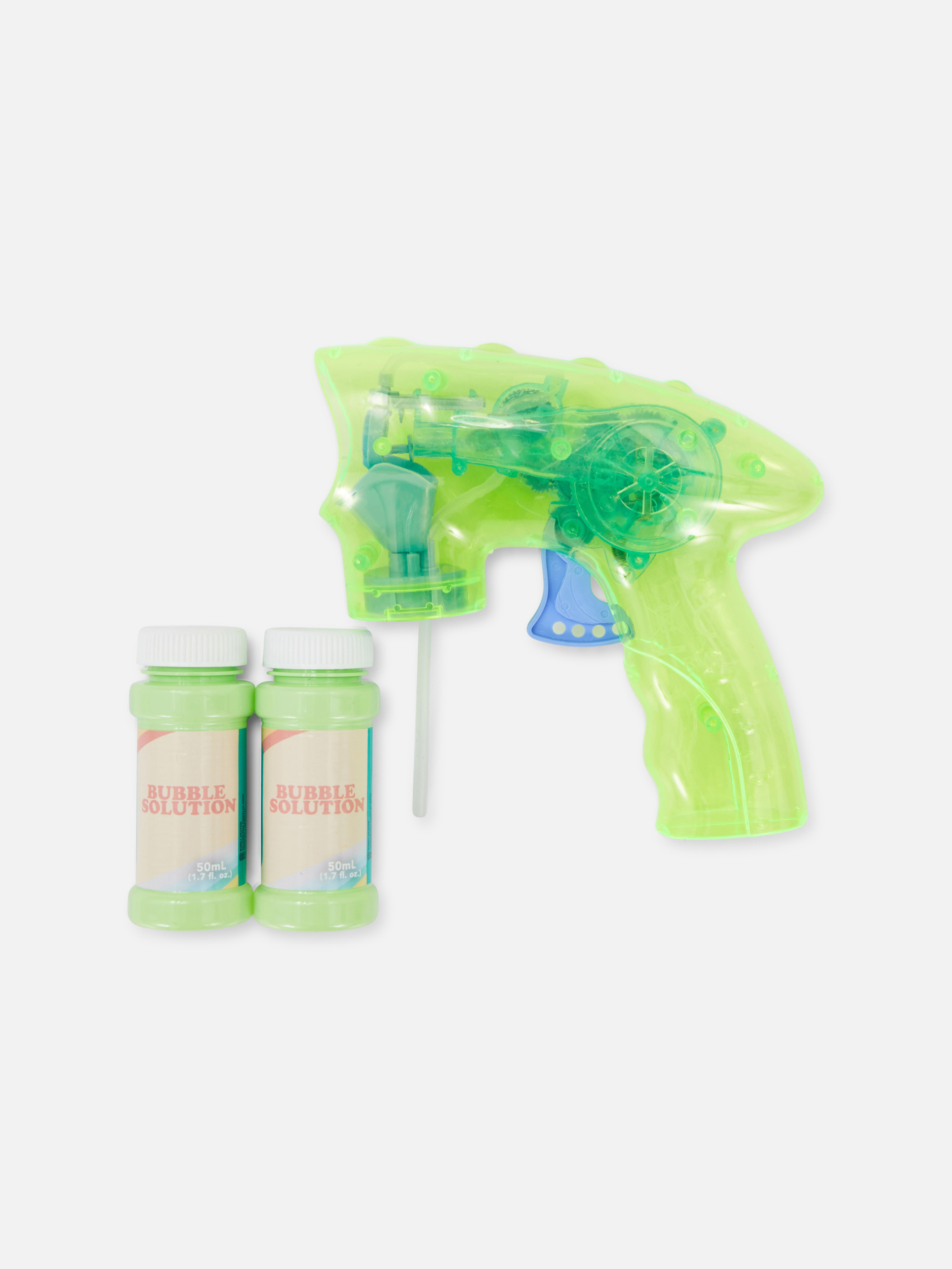 Leuchtende Spielzeugpistole für Seifenblasen