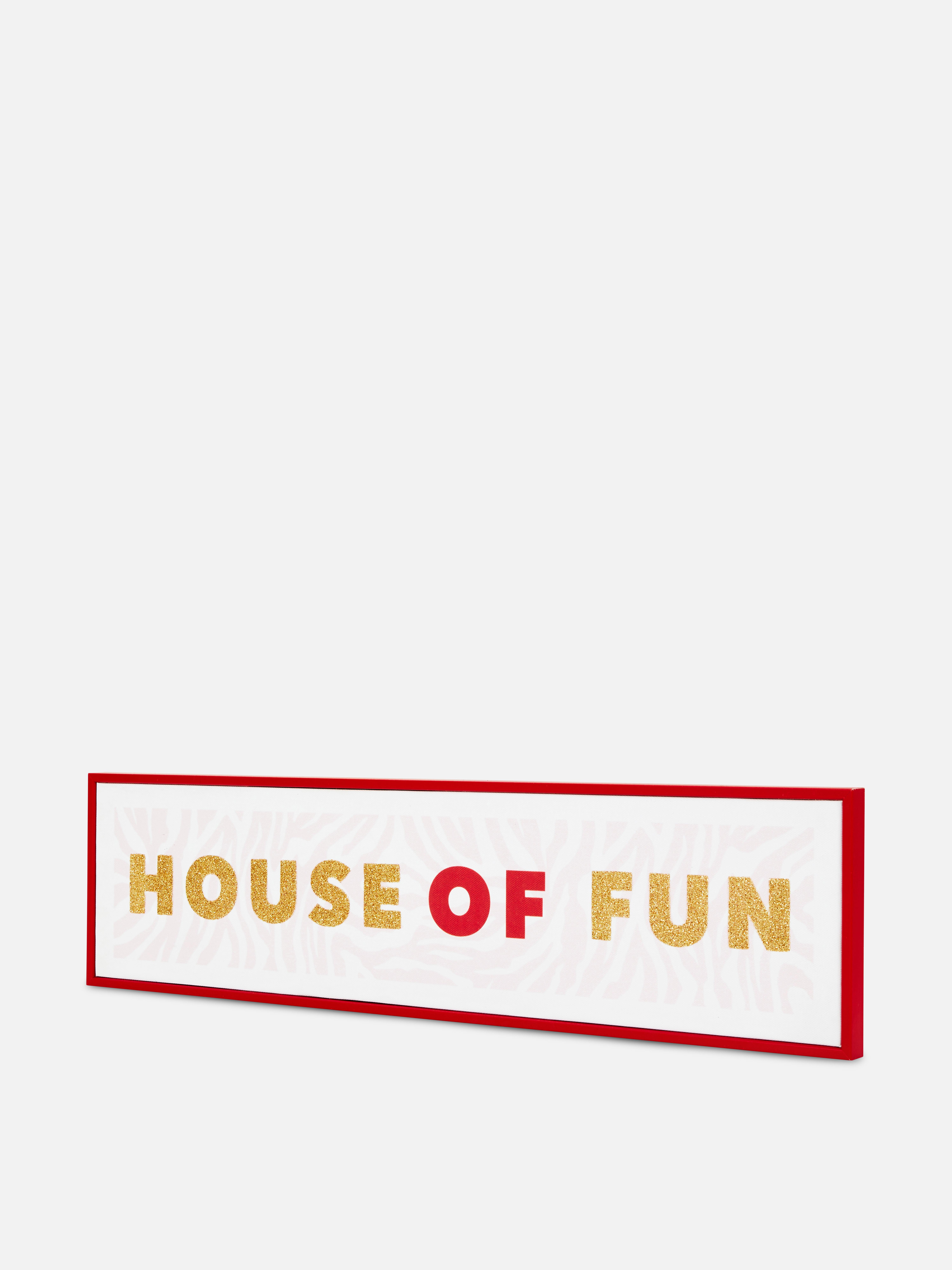 House Of Fun Wall Art Multi