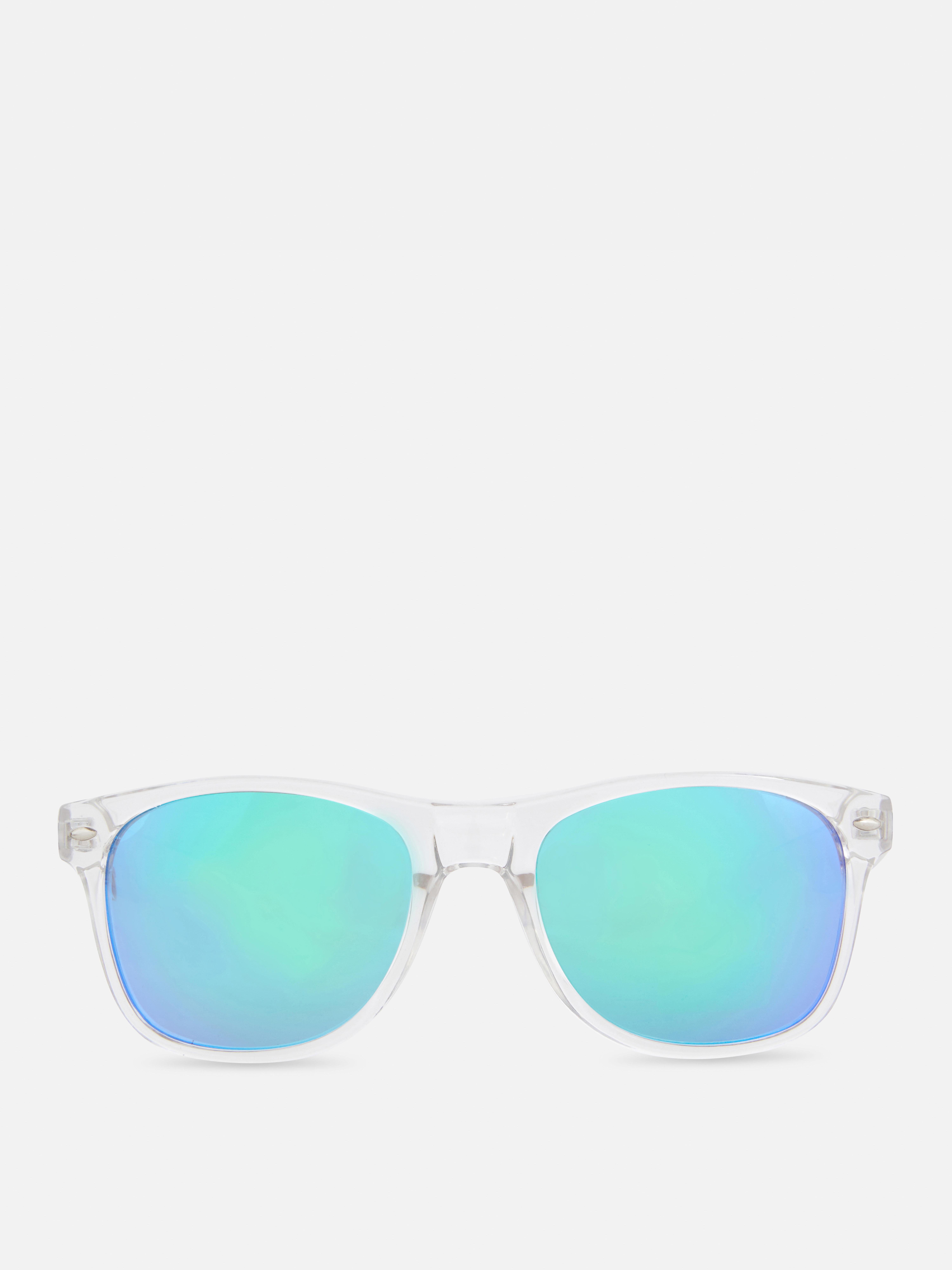 Square Framed Mirrored Sunglasses