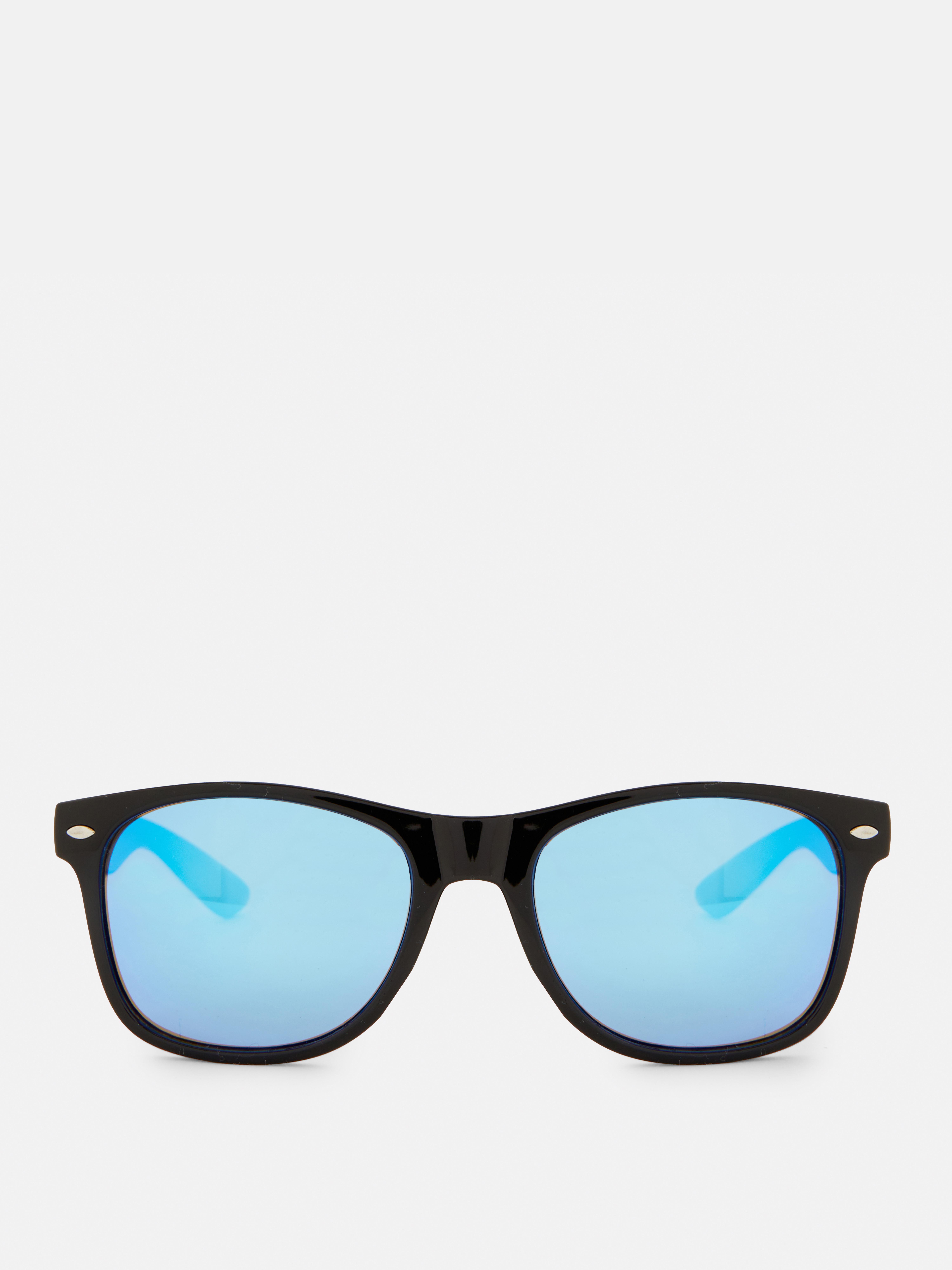 Square Framed Mirrored Sunglasses