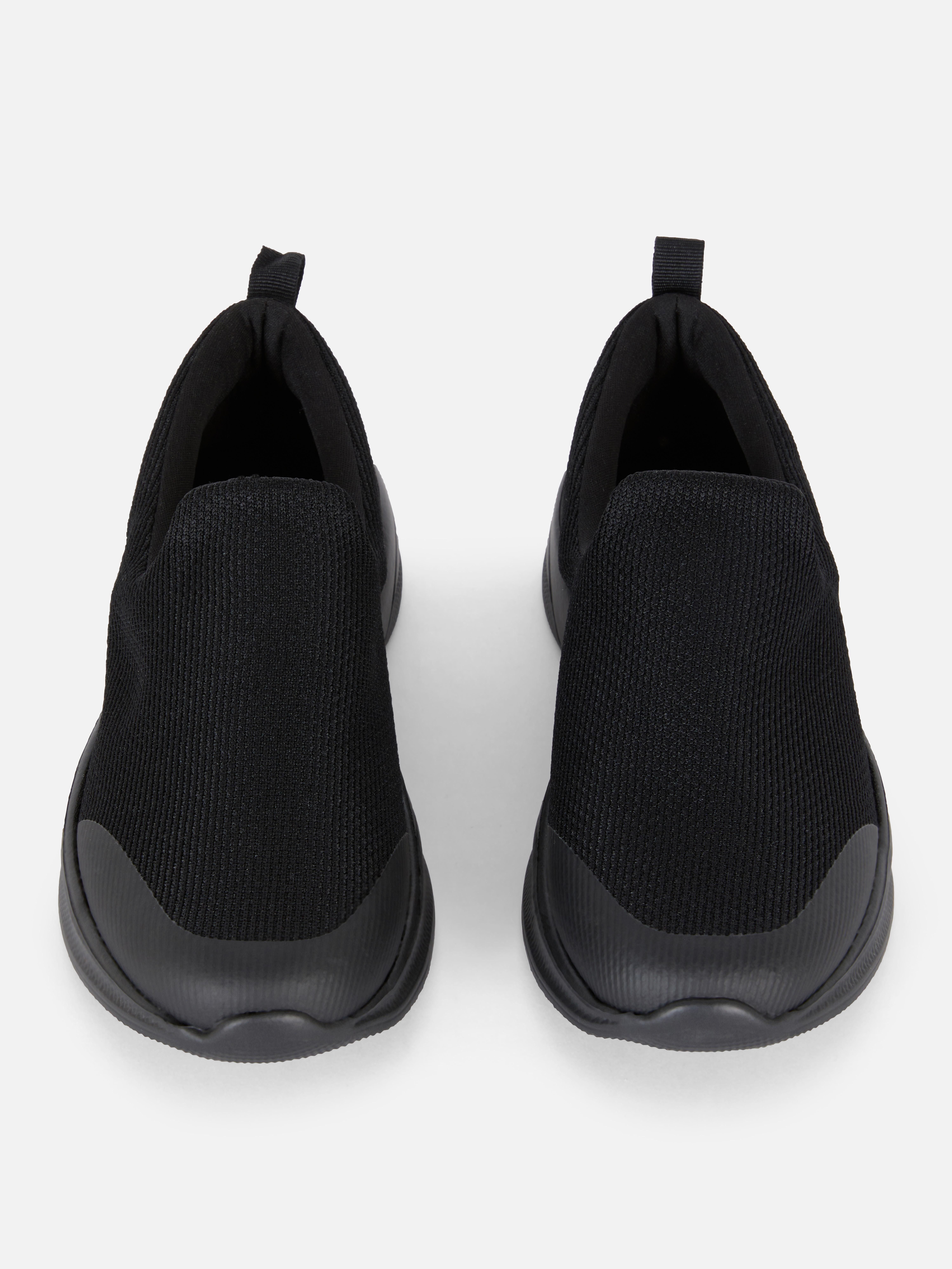 Athletic Fabric Slip On Shoe