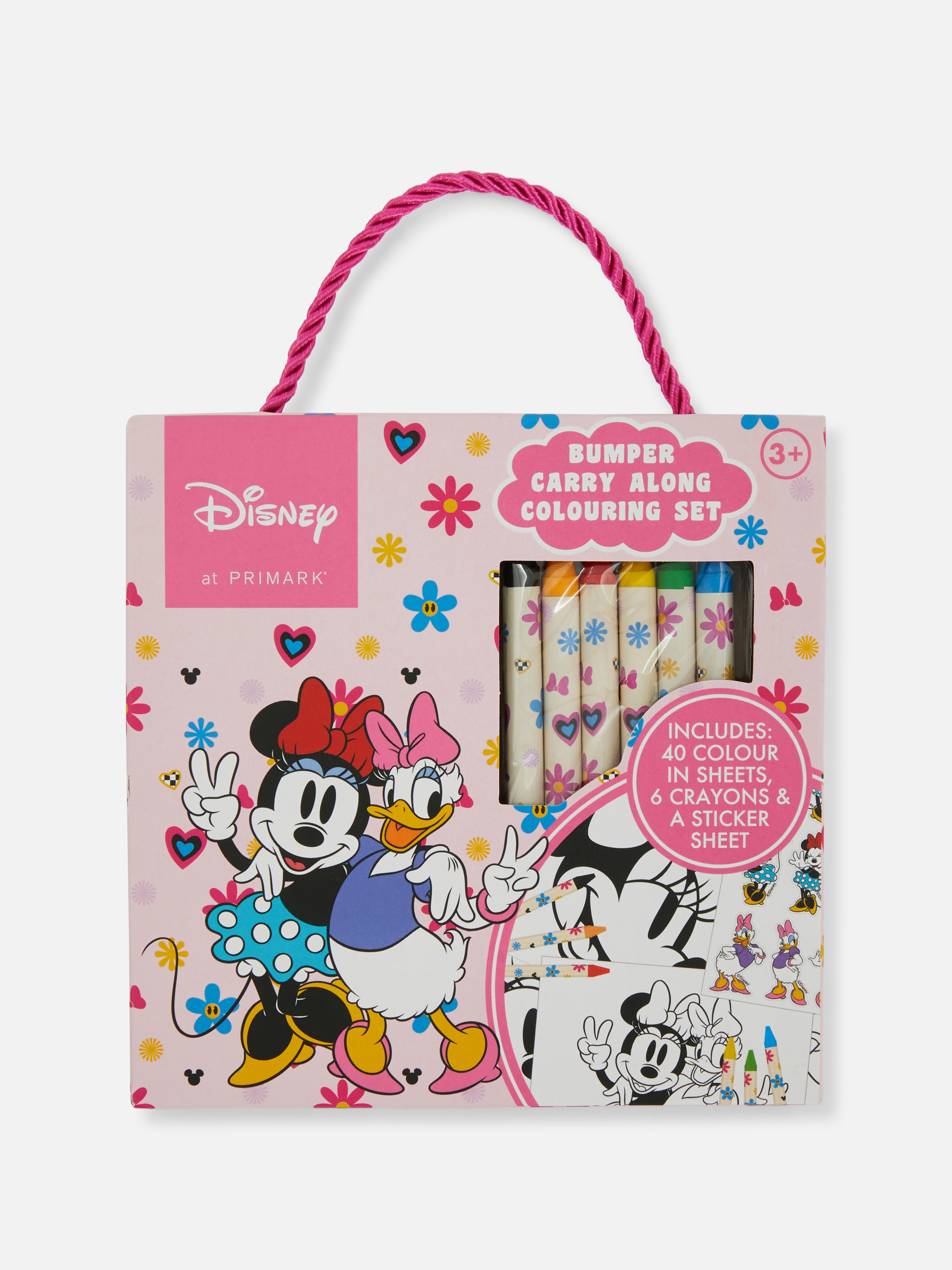 Disney’s Minnie Mouse and Daisy Duck Carry-Along Colouring Set Pink