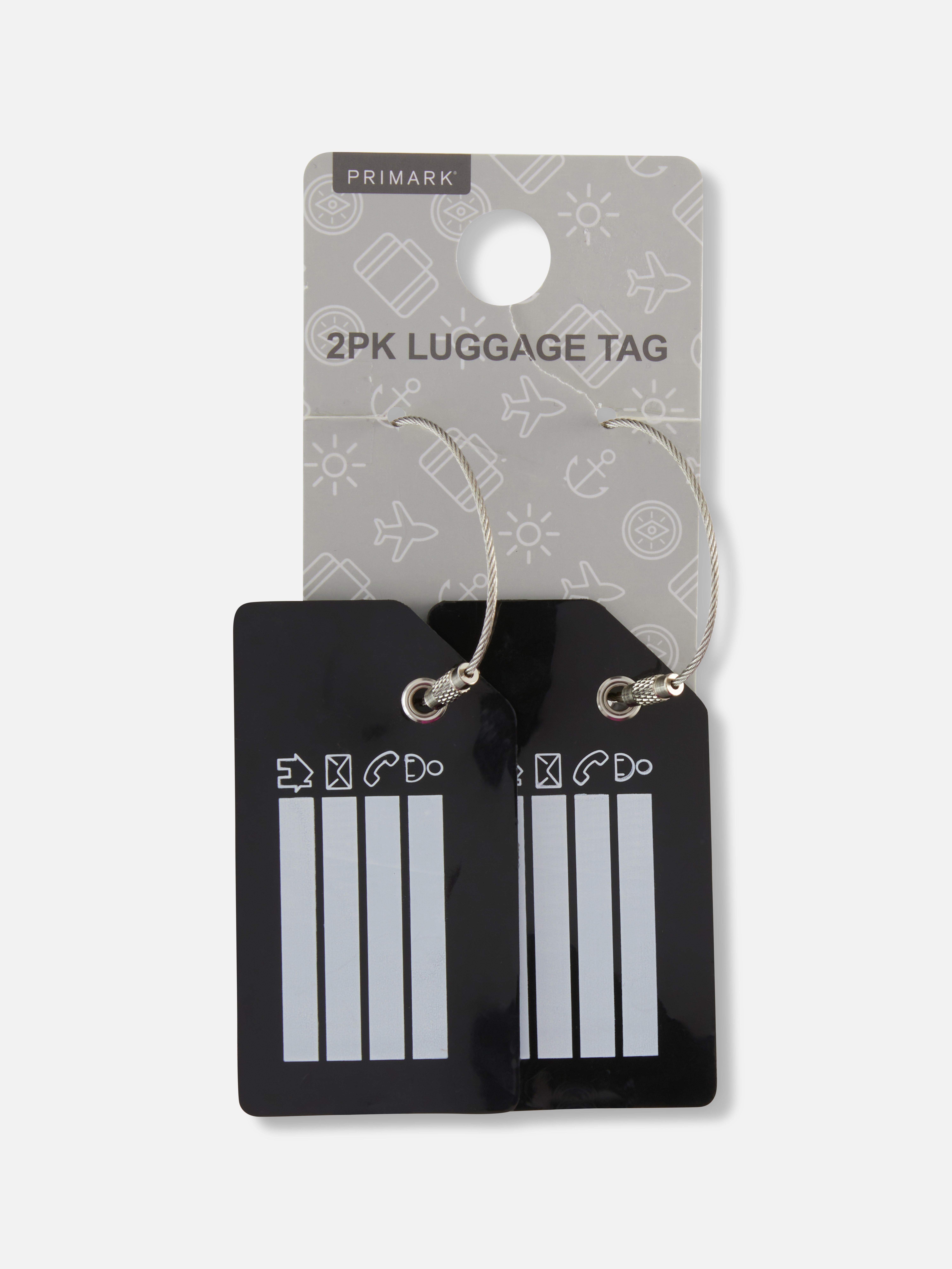 2pk Luggage Tags