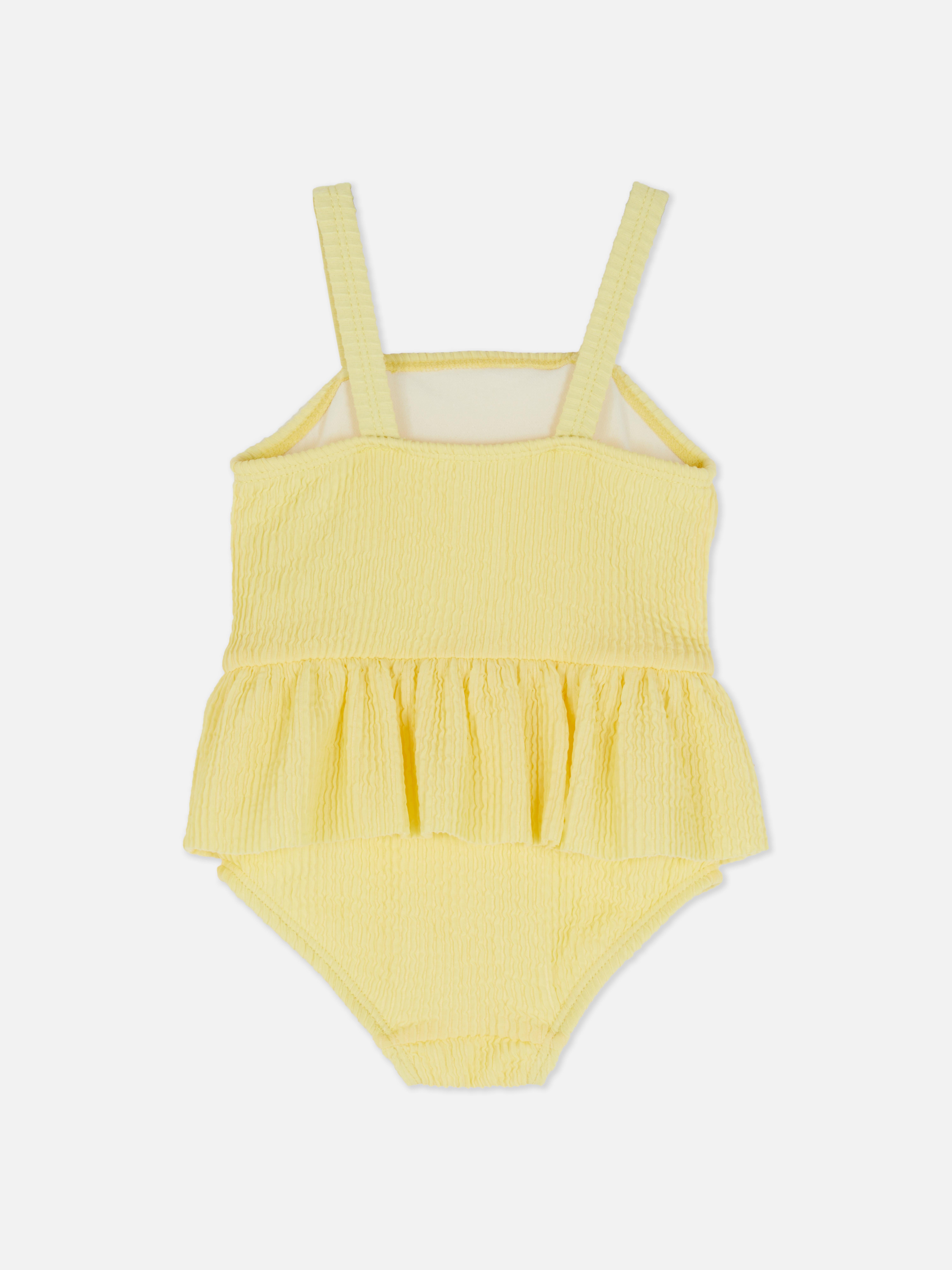 Crinkle Texture Tutu Swimsuit
