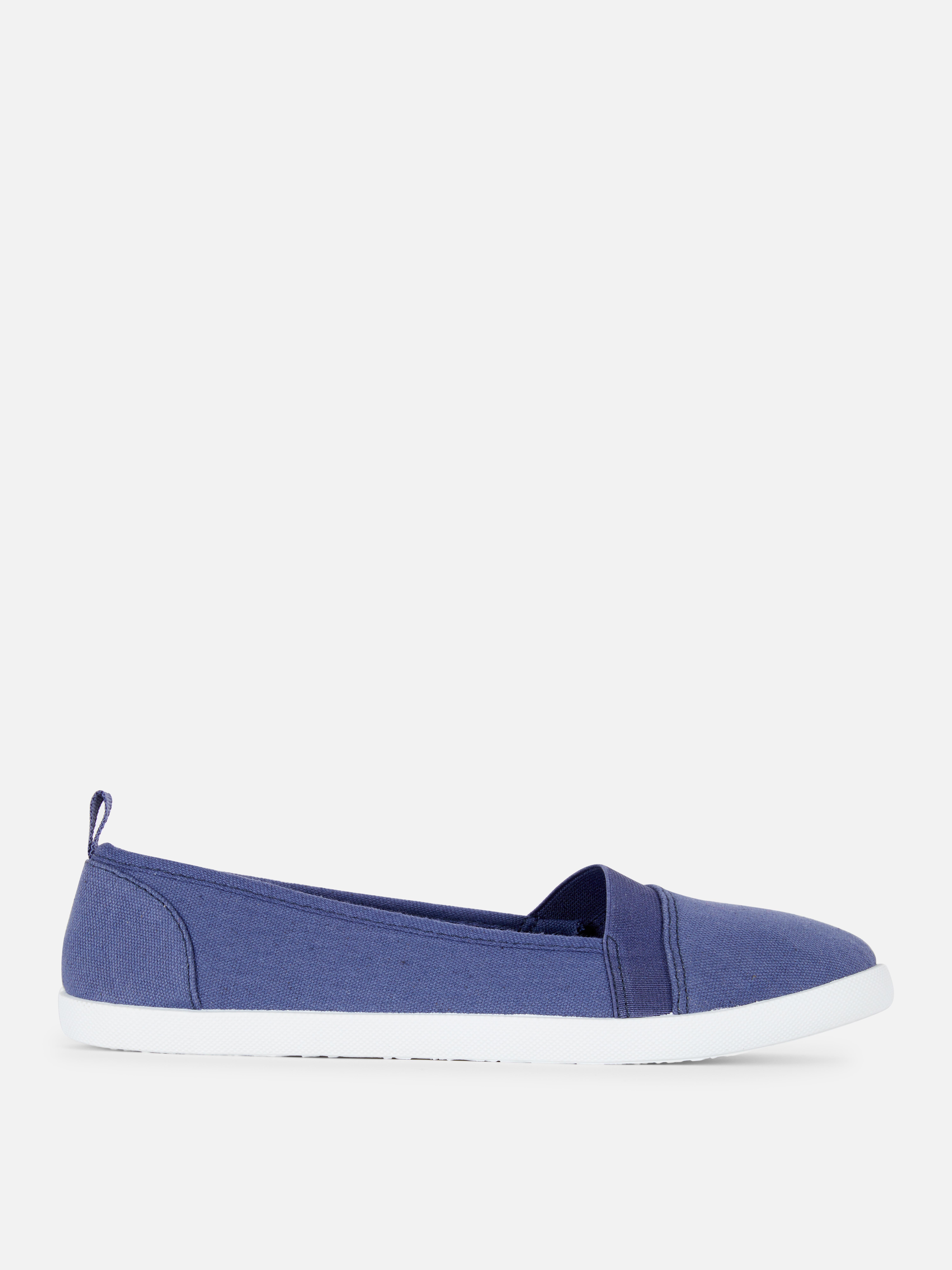 Canvas Slip-On Shoes Navy