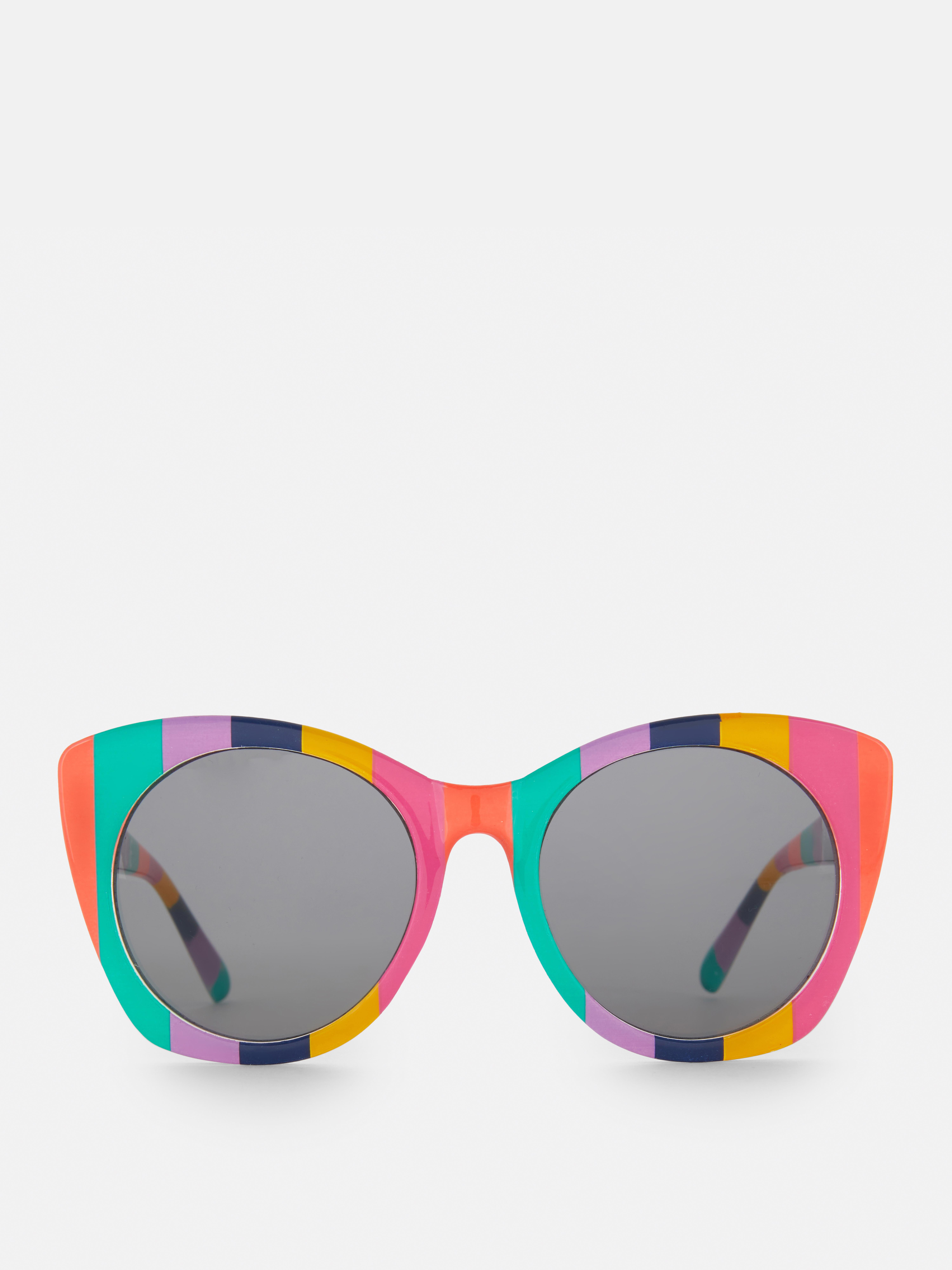 Oversized Stripe Sunglasses