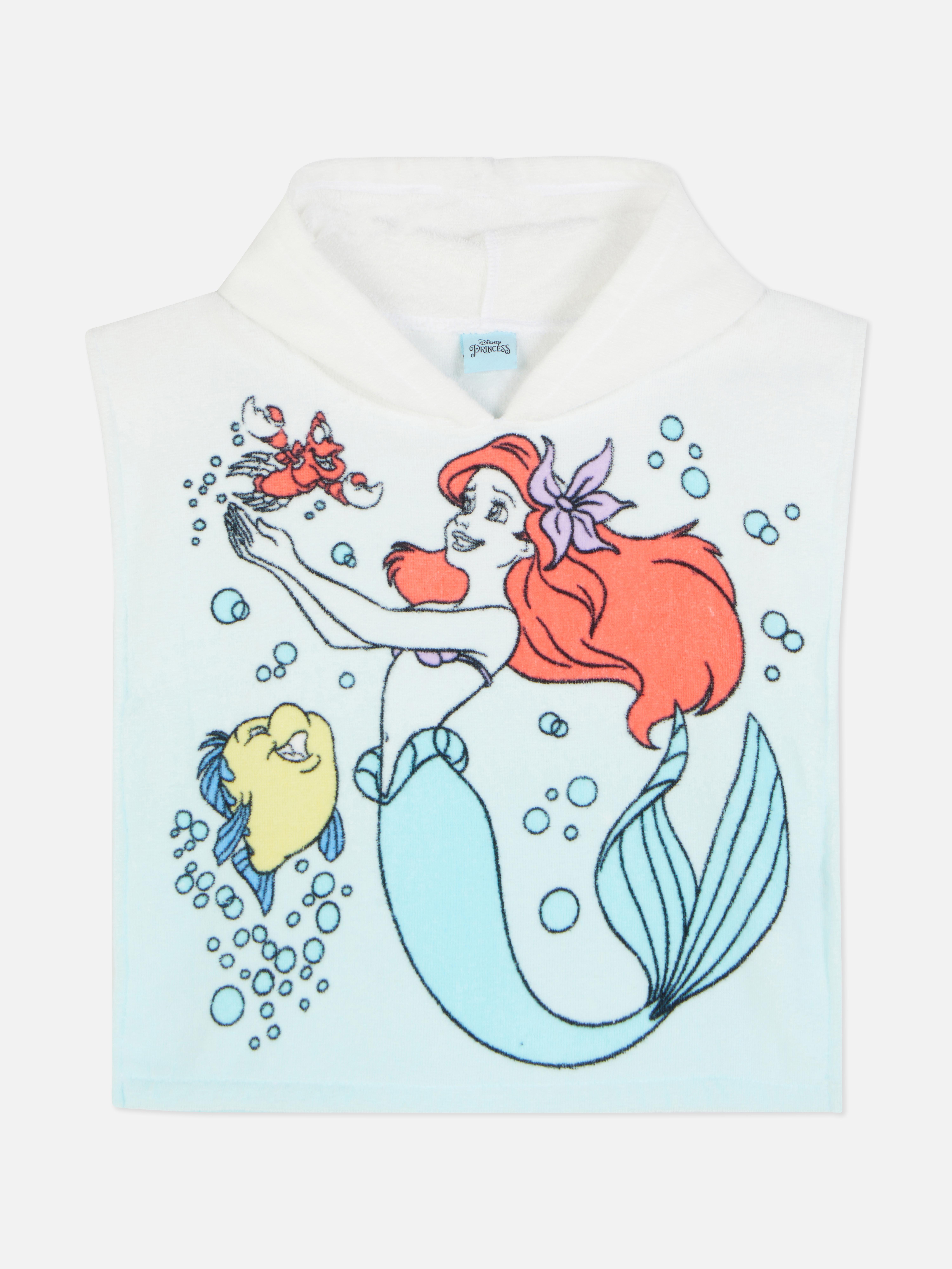 „Disneys kleine Meerjungfrau“ Frottee-Poncho mit Farbverlauf