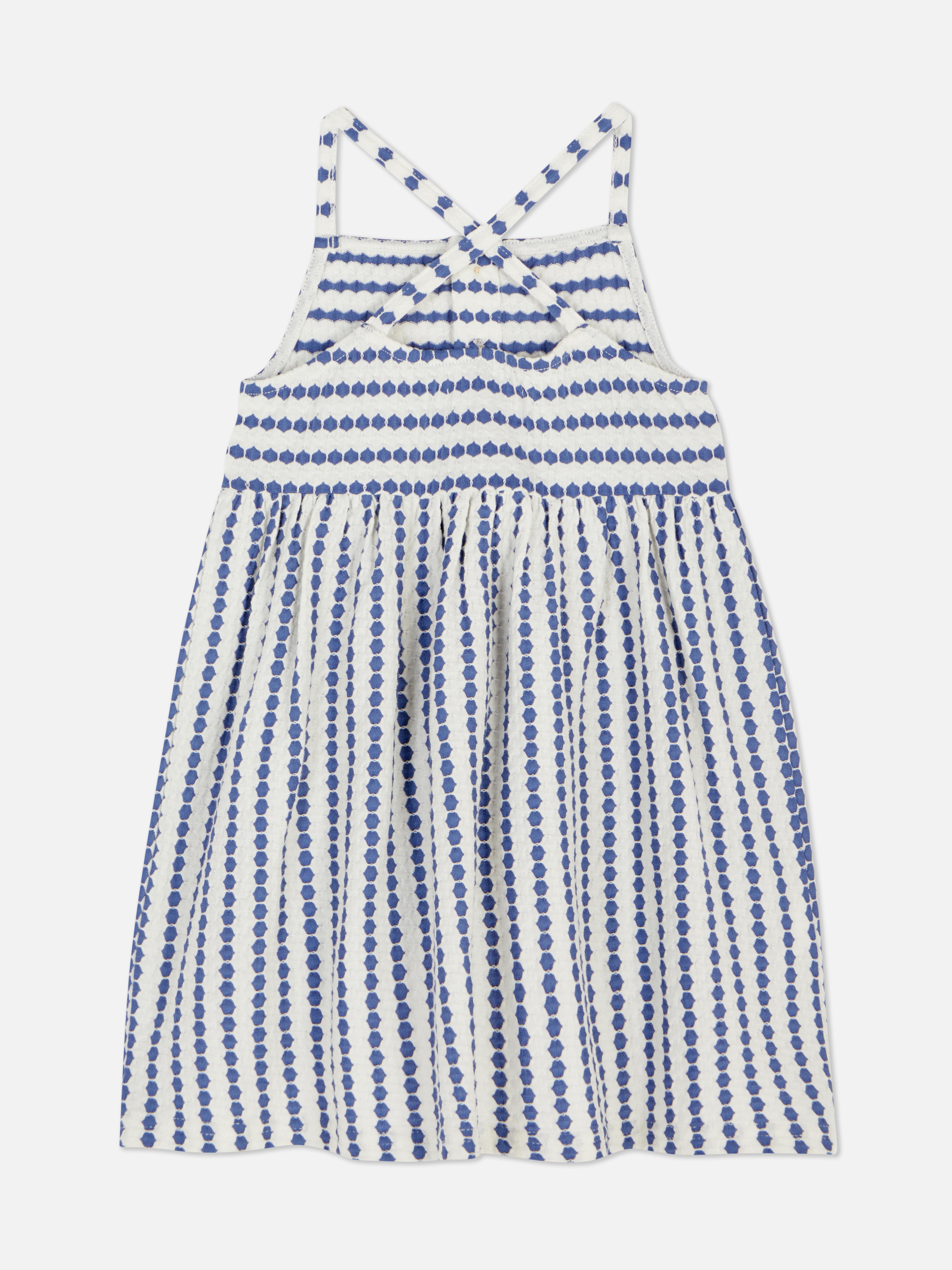 Geometric Jacquard Dress