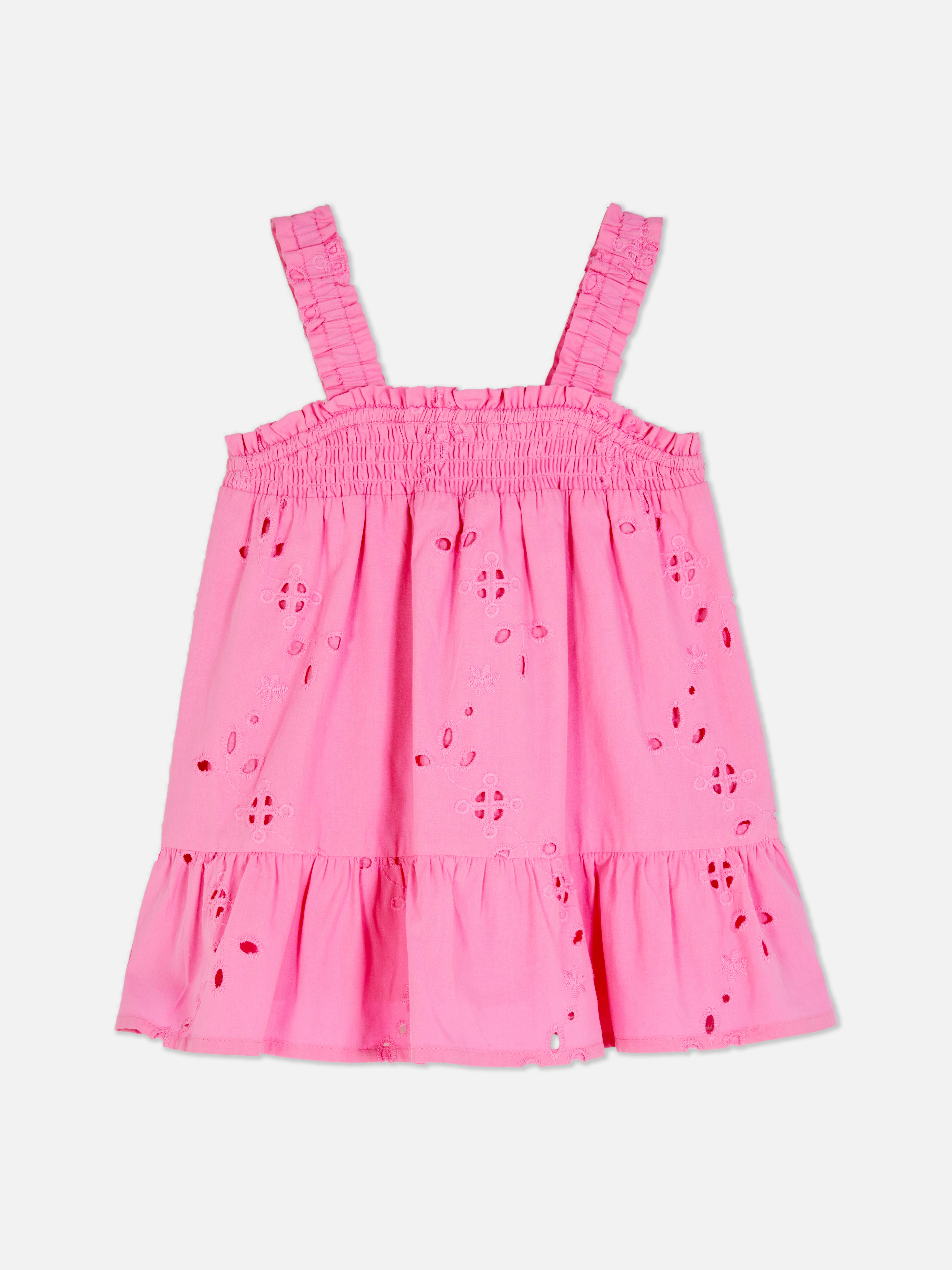 Broderie Anglaise Tiered Dress