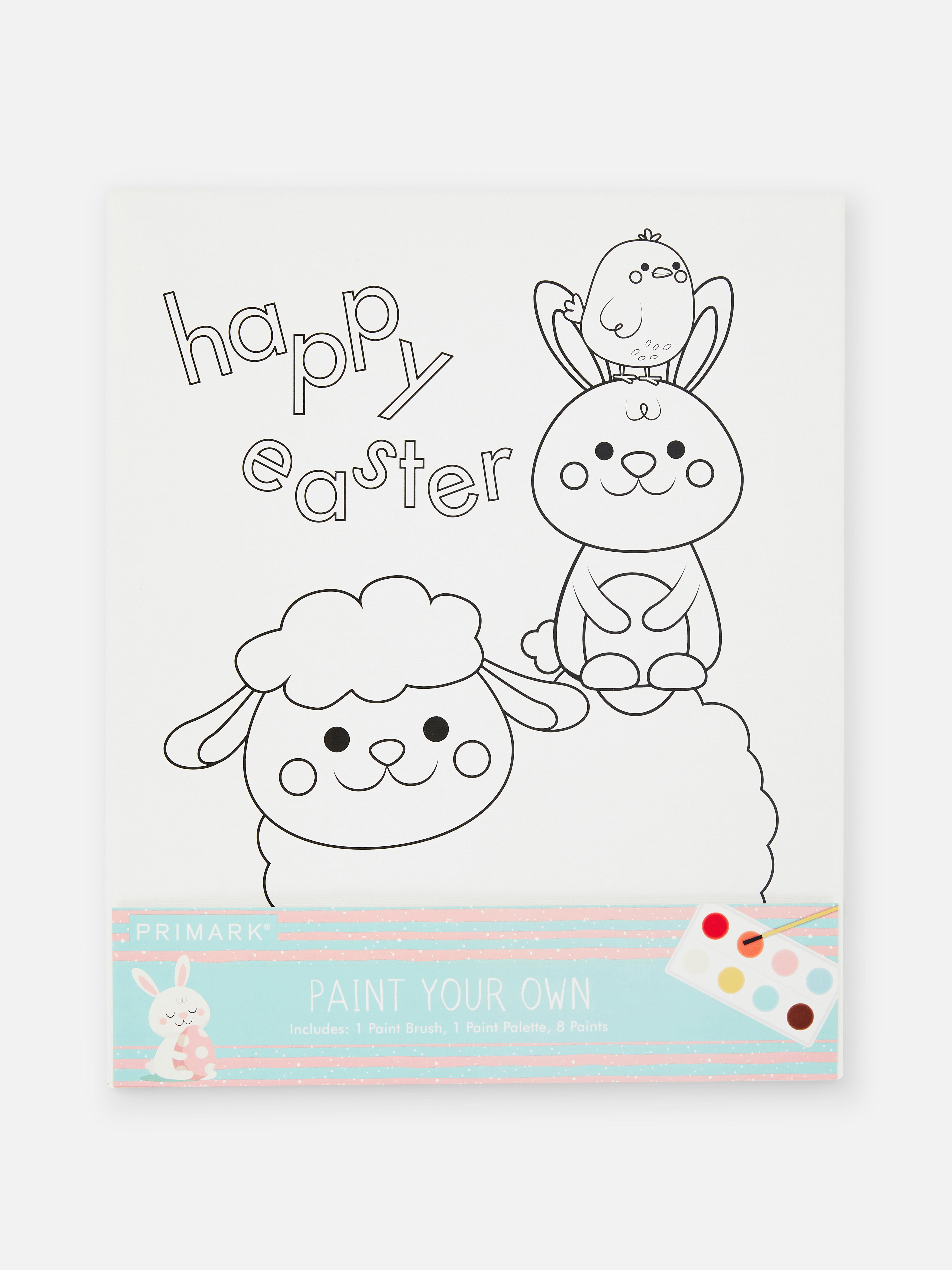 Easter DIY Paint Canvas Set